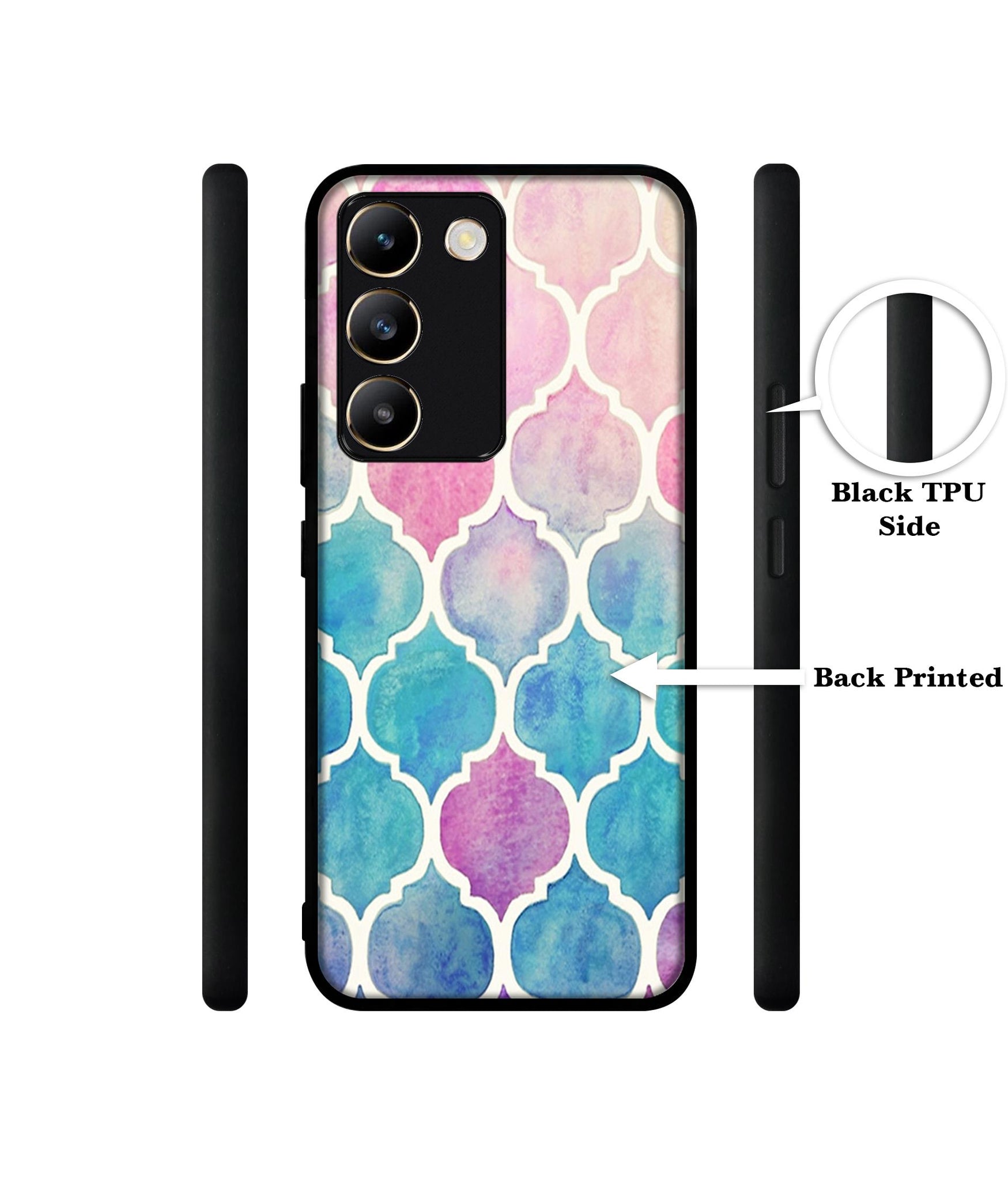 Patterns Art Design Designer 2D Printed Back Case Cover for Vivo Y200e 5G / T3 5G