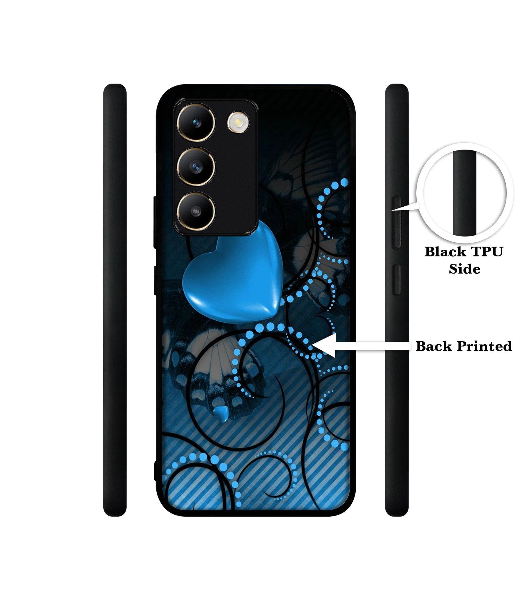 Hart Design Designer 2D Printed Back Case Cover for Vivo Y200e 5G / T3 5G