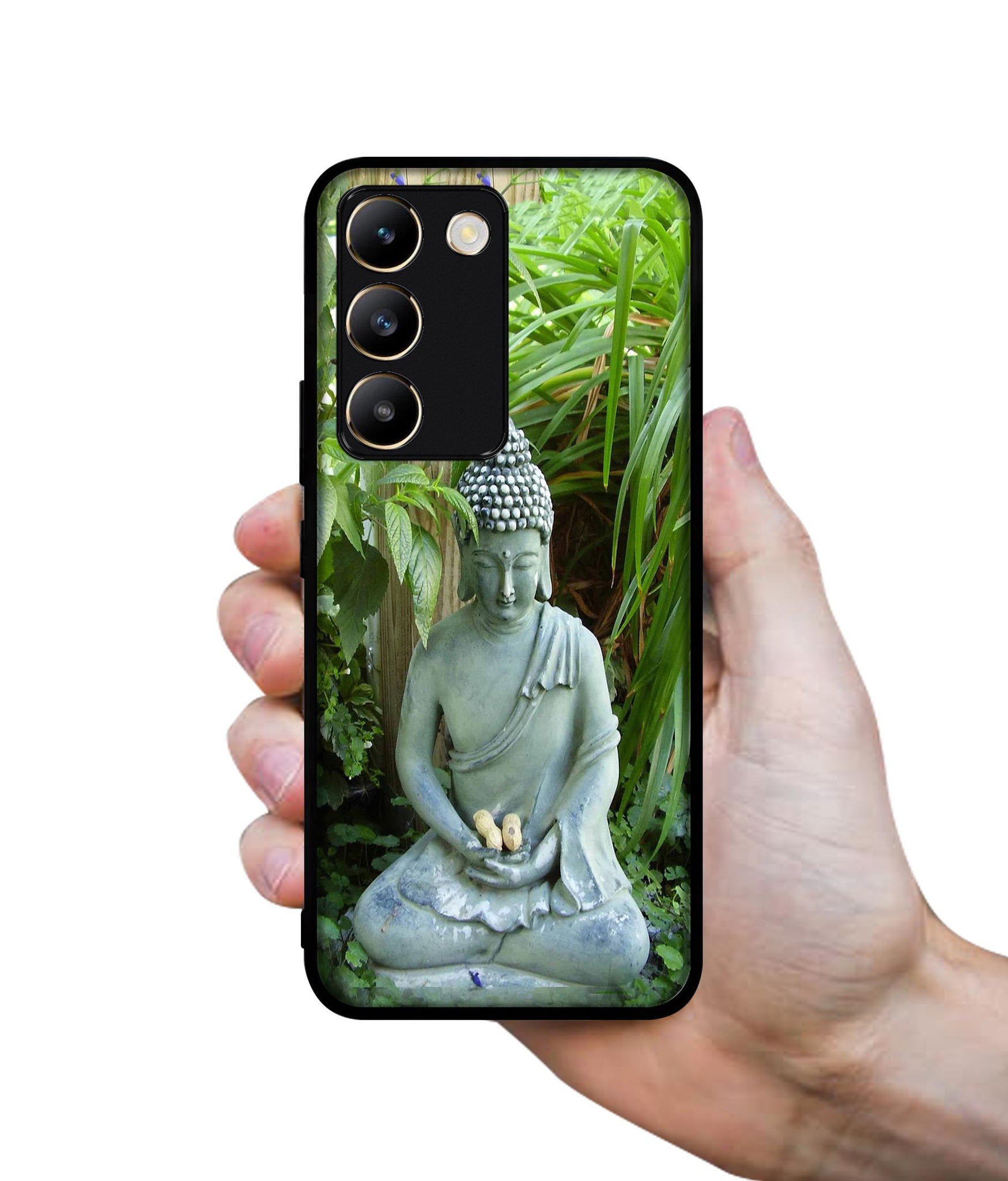 Buddhism Design Designer 2D Printed Back Case Cover for Vivo Y200e 5G / T3 5G