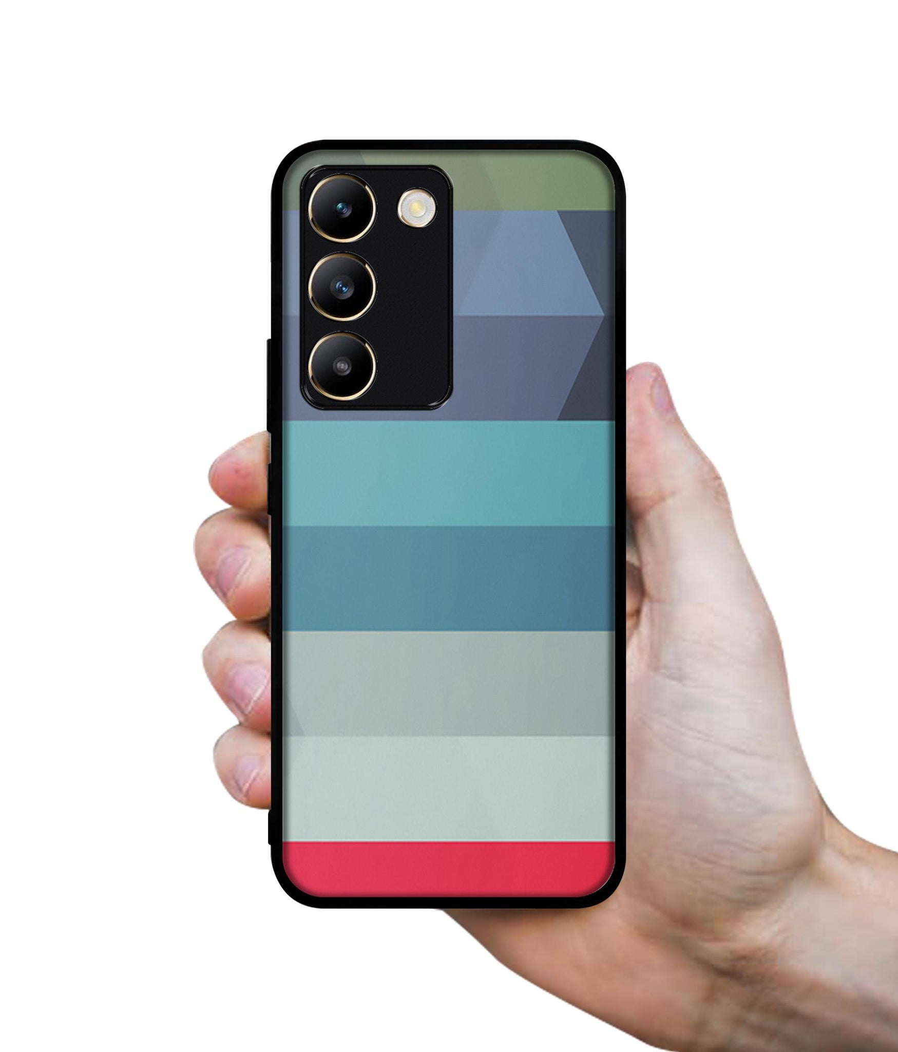 Colorful Lines Design Designer 2D Printed Back Case Cover for Vivo Y200e 5G / T3 5G