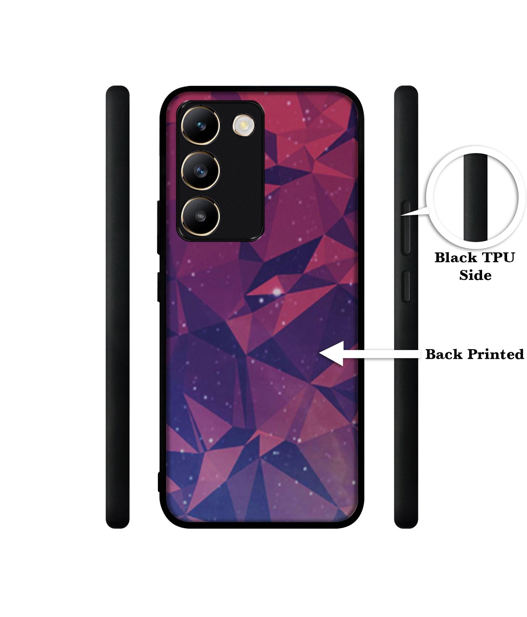 Bad Color Shape Design Designer 2D Printed Back Case Cover for Vivo Y200e 5G / T3 5G