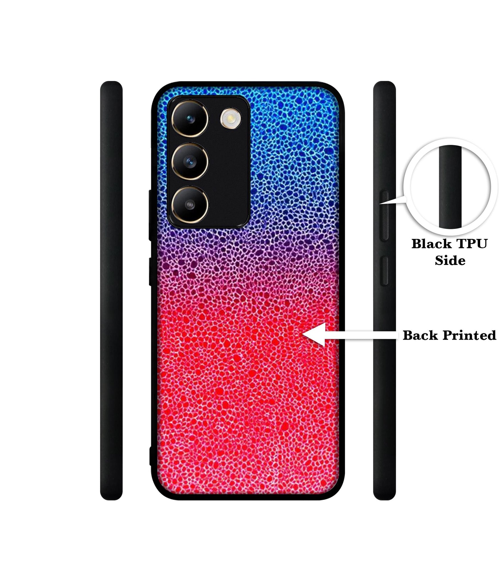 Bubbles Design Designer 2D Printed Back Case Cover for Vivo Y200e 5G / T3 5G