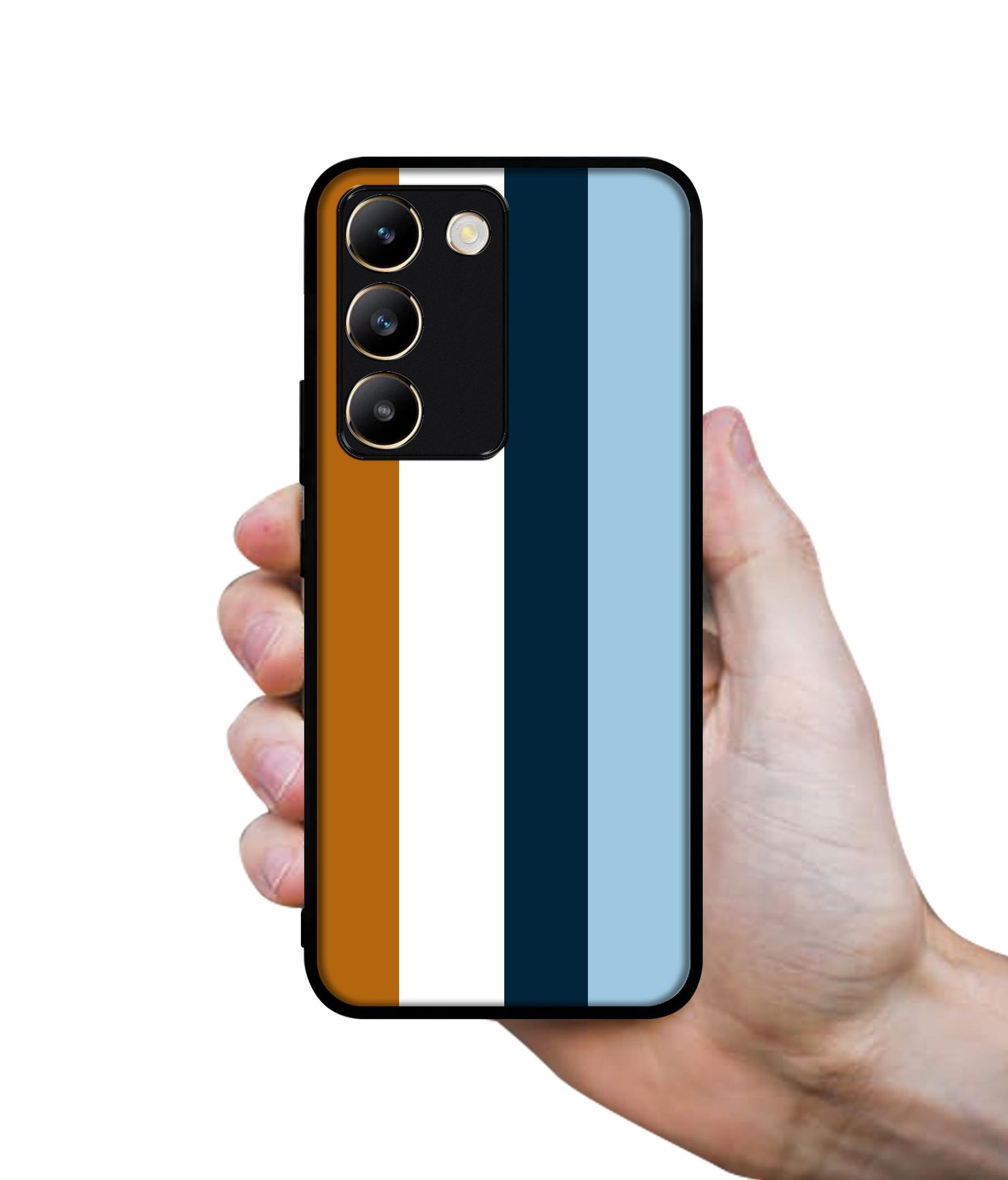 Color Stripes Design Designer 2D Printed Back Case Cover for Vivo Y200e 5G / T3 5G