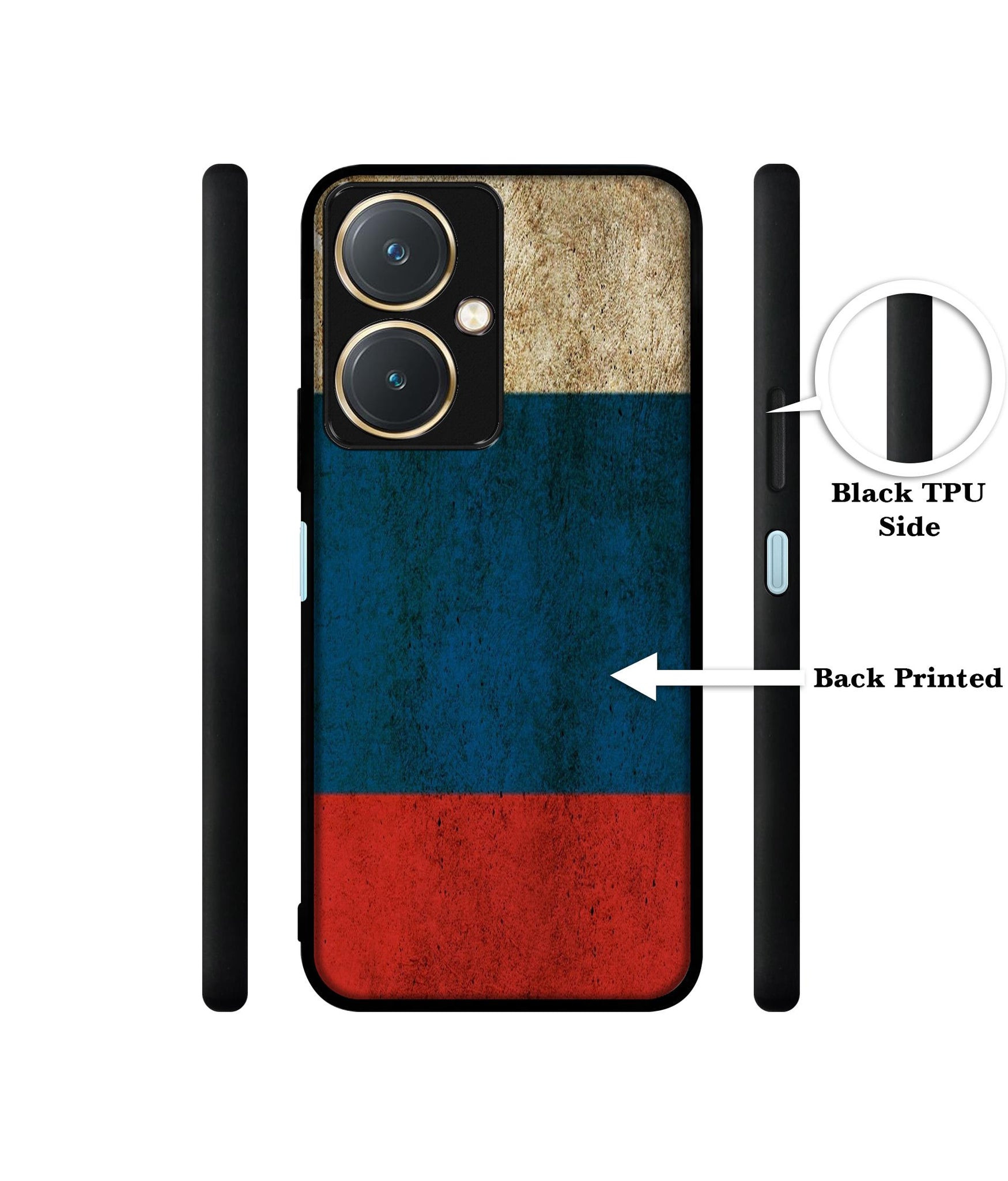 Autumn Girl Design Designer 2D Printed Back Case Cover for Vivo Y27 4G