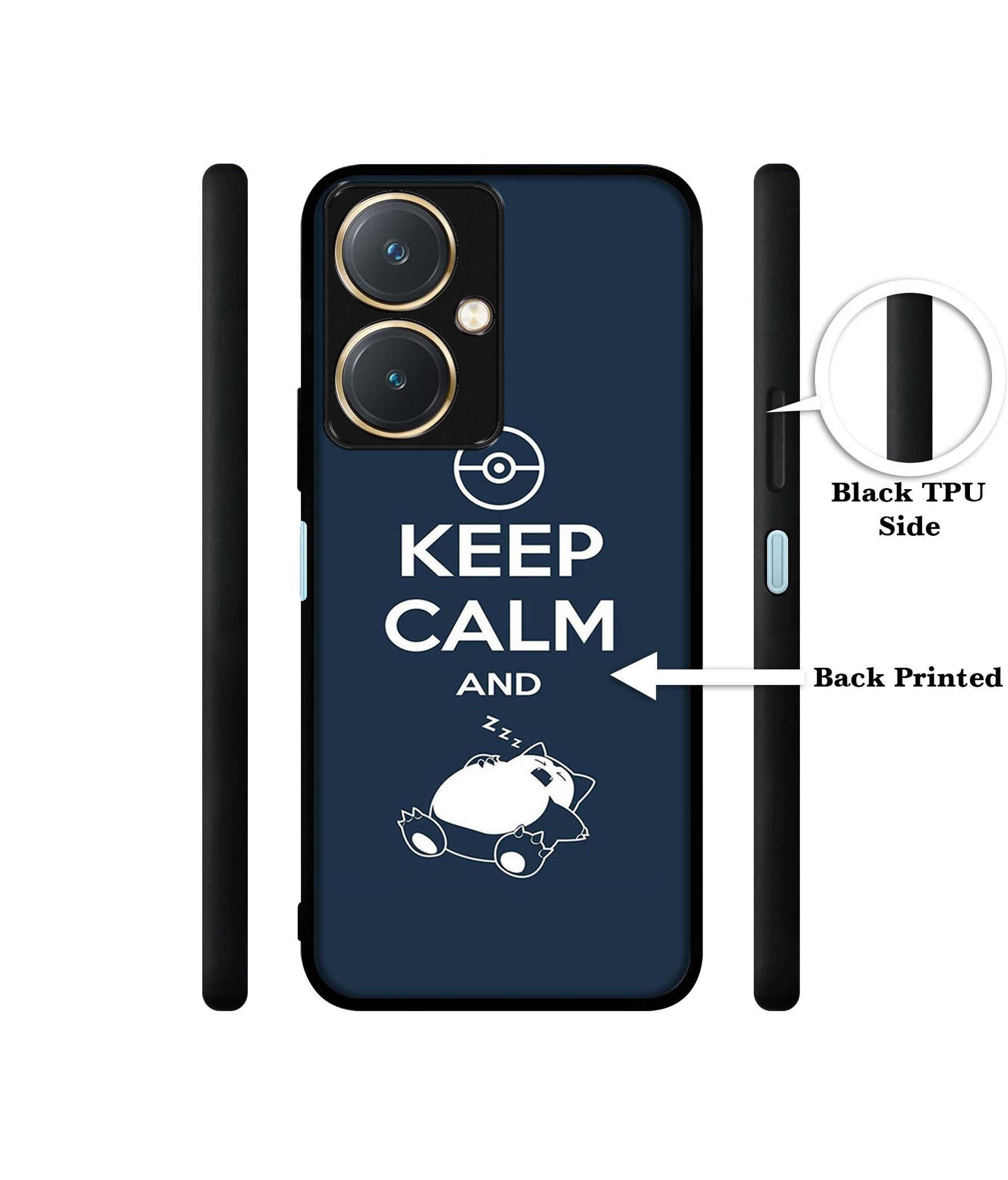 Sleep Pattern Design Designer 2D Printed Back Case Cover for Vivo Y27 4G