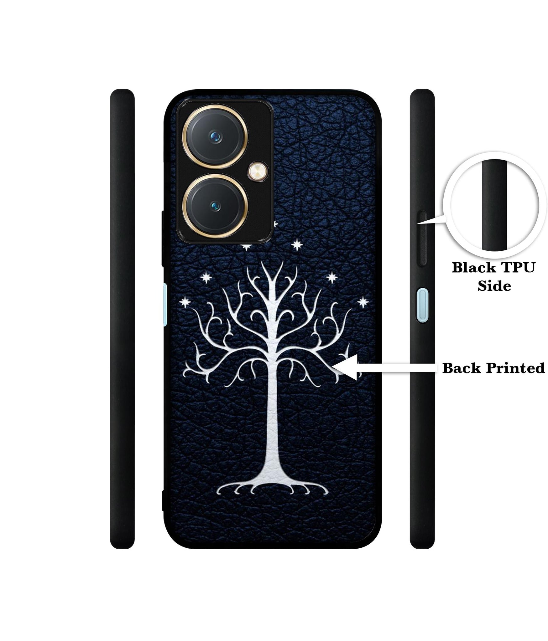 Magic Tree Pattern Design Designer 2D Printed Back Case Cover for Vivo Y27 4G