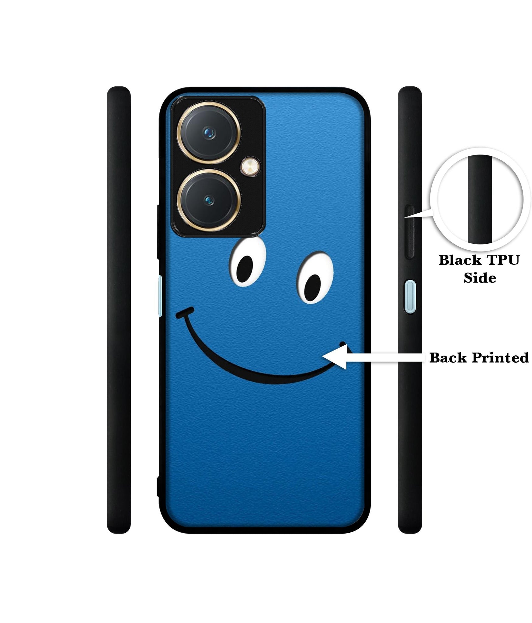 Happy Design Designer 2D Printed Back Case Cover for Vivo Y27 4G