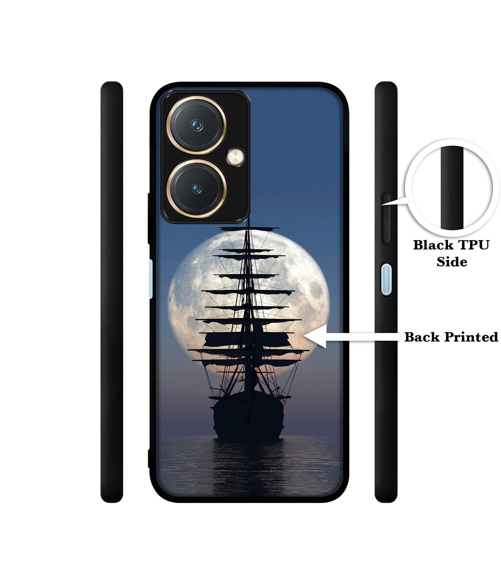 Sea Sunset Design Designer 2D Printed Back Case Cover for Vivo Y27 4G