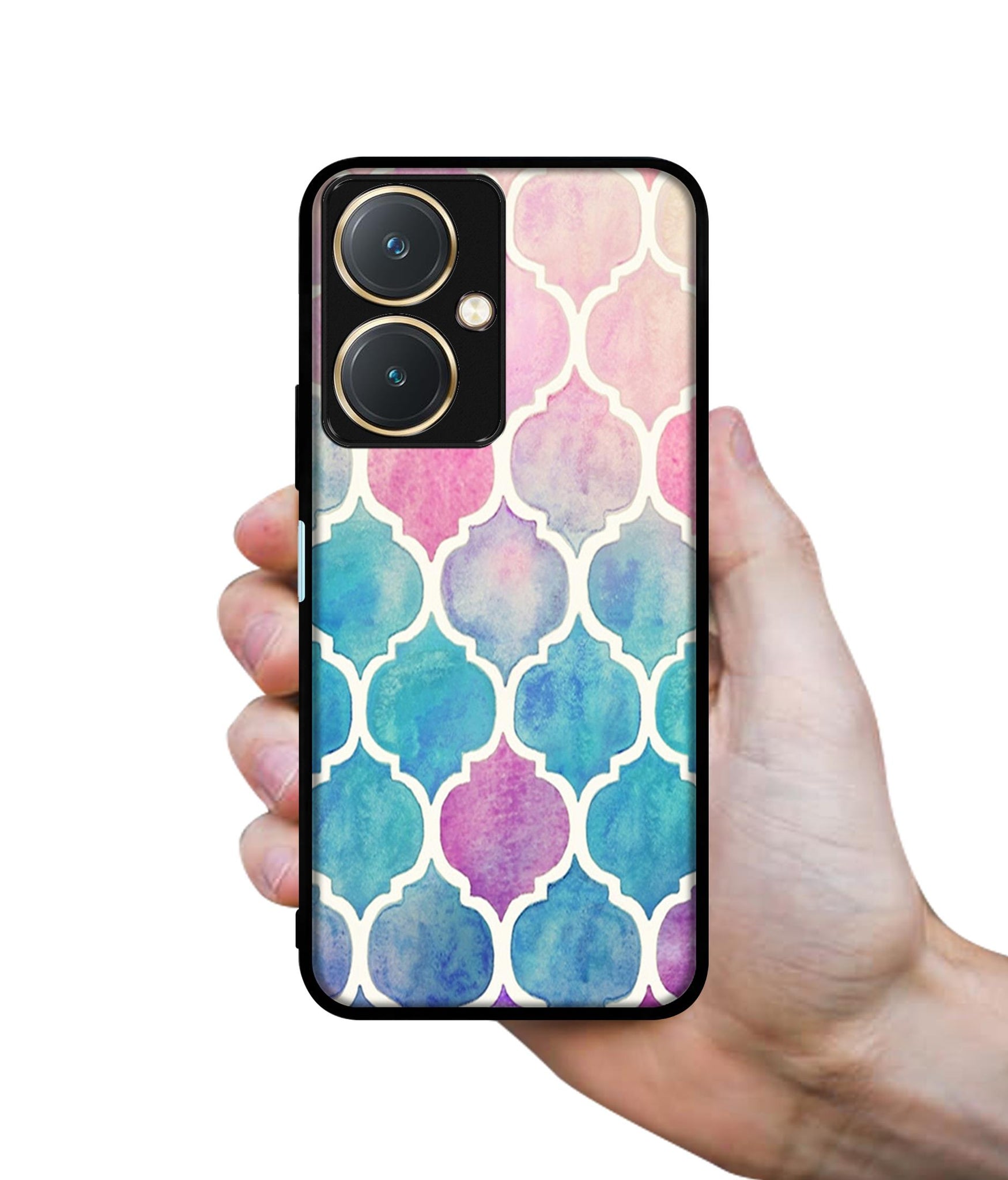Patterns Art Design Designer 2D Printed Back Case Cover for Vivo Y27 4G