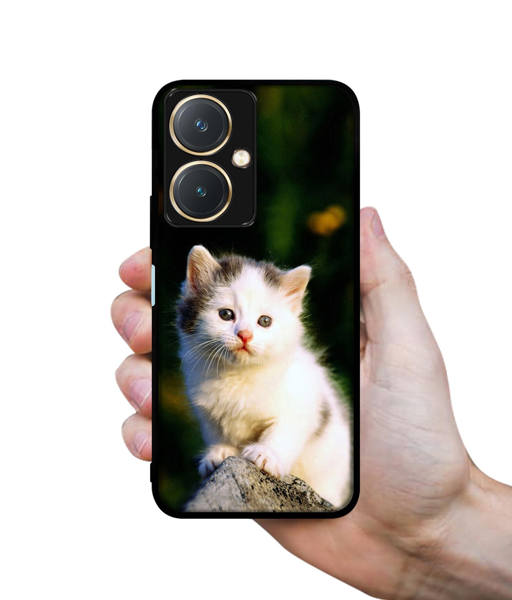 Sweet Cat Design Designer 2D Printed Back Case Cover for Vivo Y27 4G