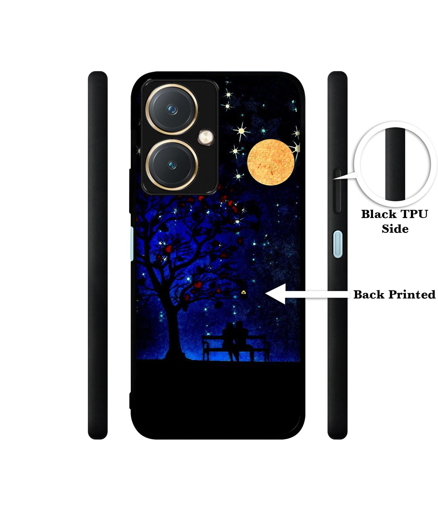 Blue Sky Design Designer 2D Printed Back Case Cover for Vivo Y27 4G