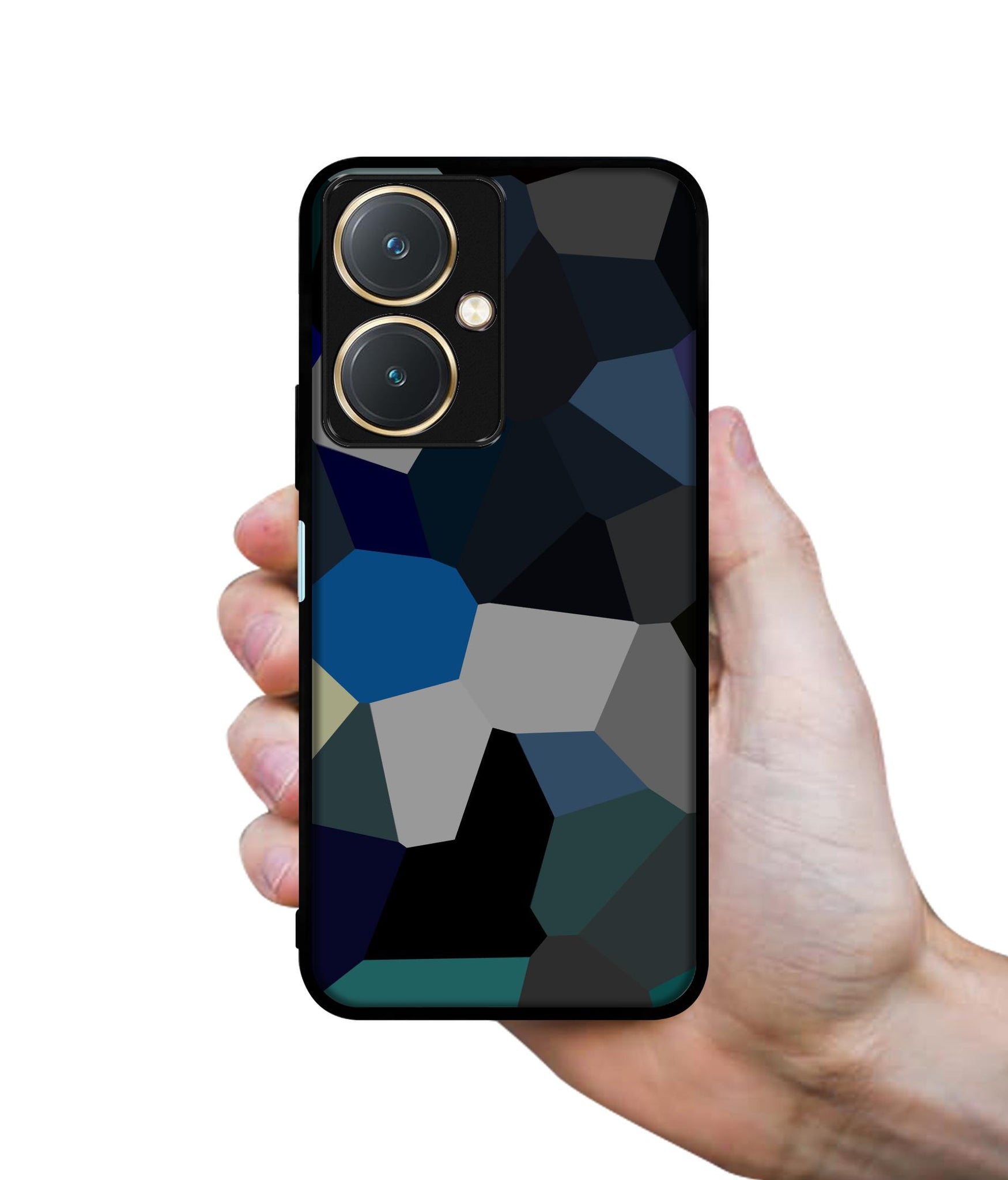 Mathematical Shape Design Designer 2D Printed Back Case Cover for Vivo Y27 4G