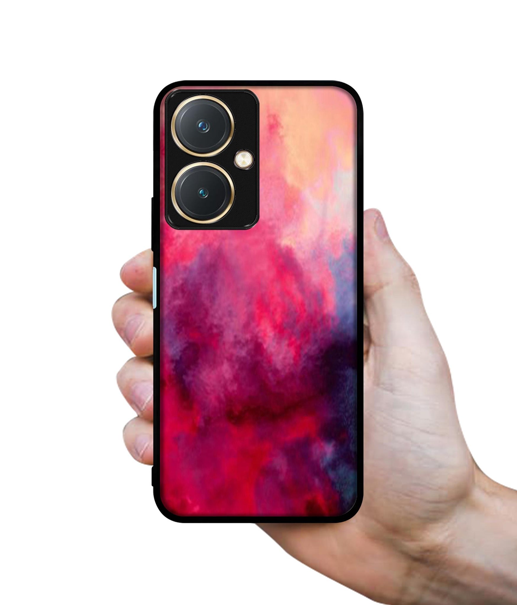 Holi Color Design Designer 2D Printed Back Case Cover for Vivo Y27 4G