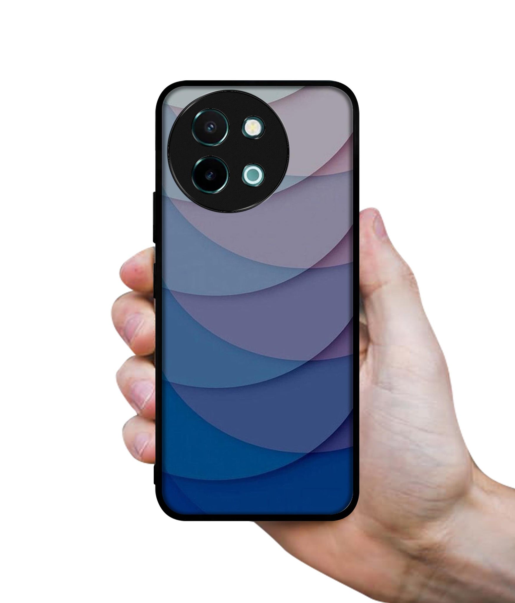 Waves Pattern Print Design Designer 2D Printed Back Case Cover for Vivo Y38 5G / Y58 5G