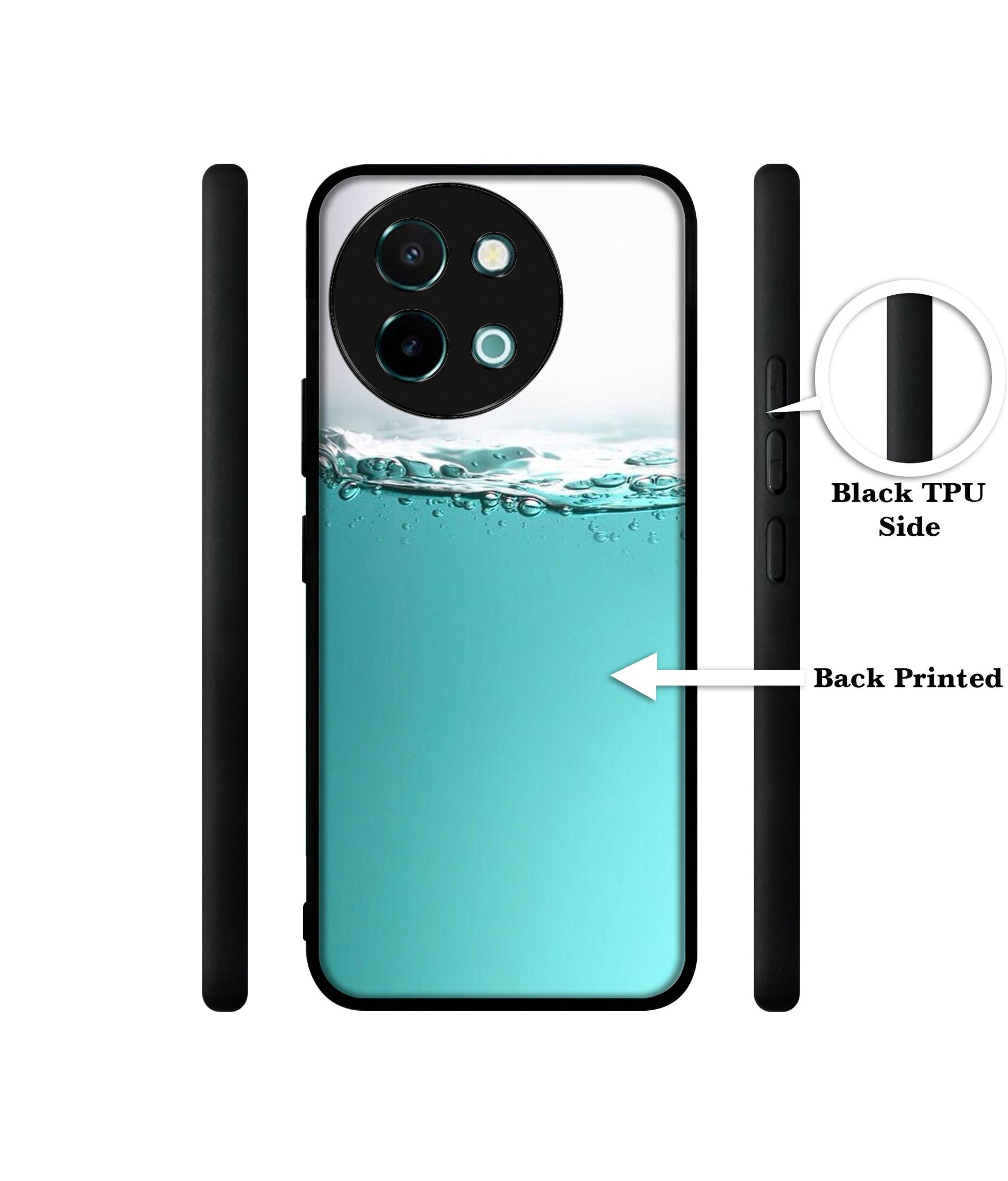 Half Fill Design Designer 2D Printed Back Case Cover for Vivo Y38 5G / Y58 5G