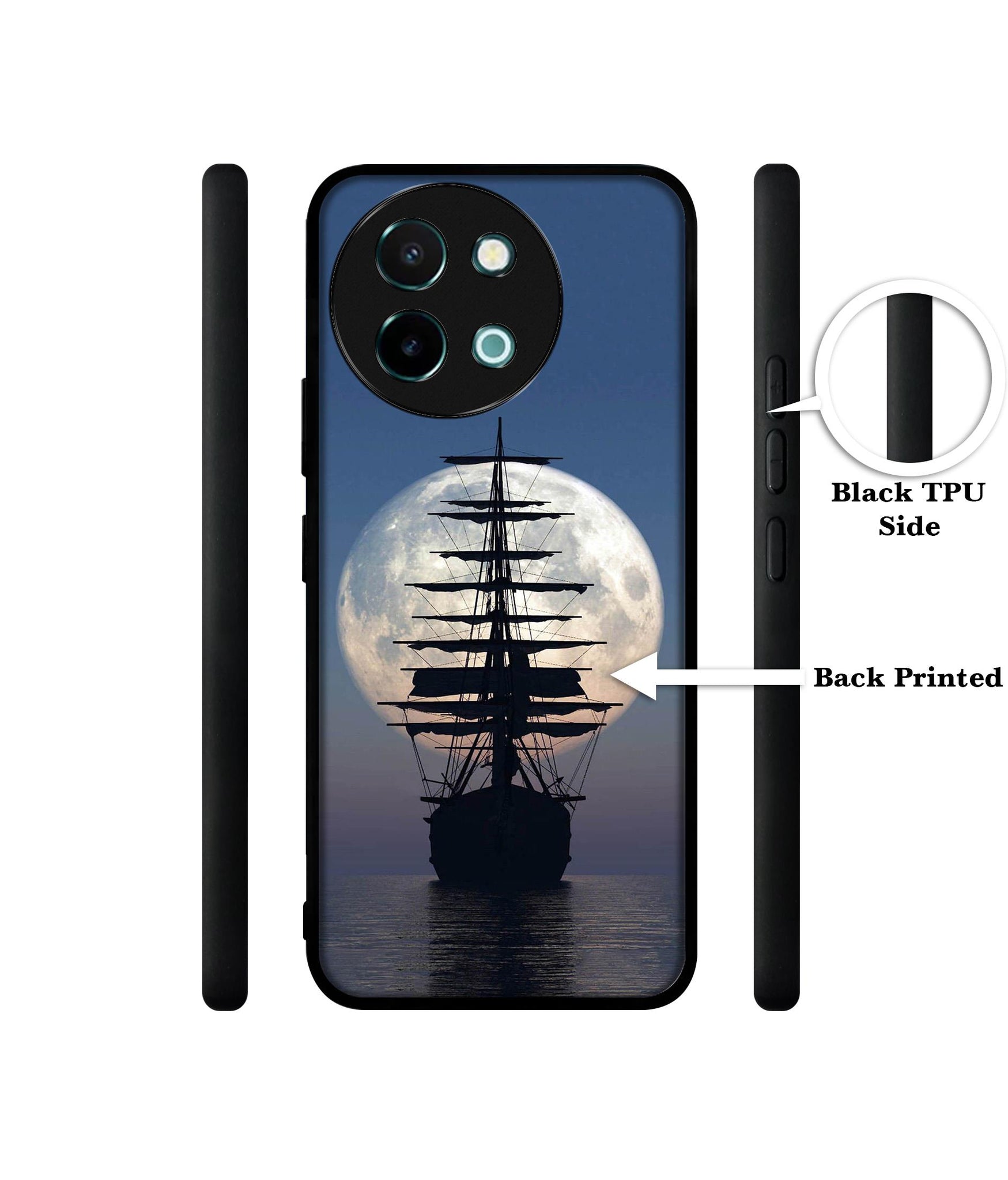 Sea Sunset Design Designer 2D Printed Back Case Cover for Vivo Y38 5G / Y58 5G