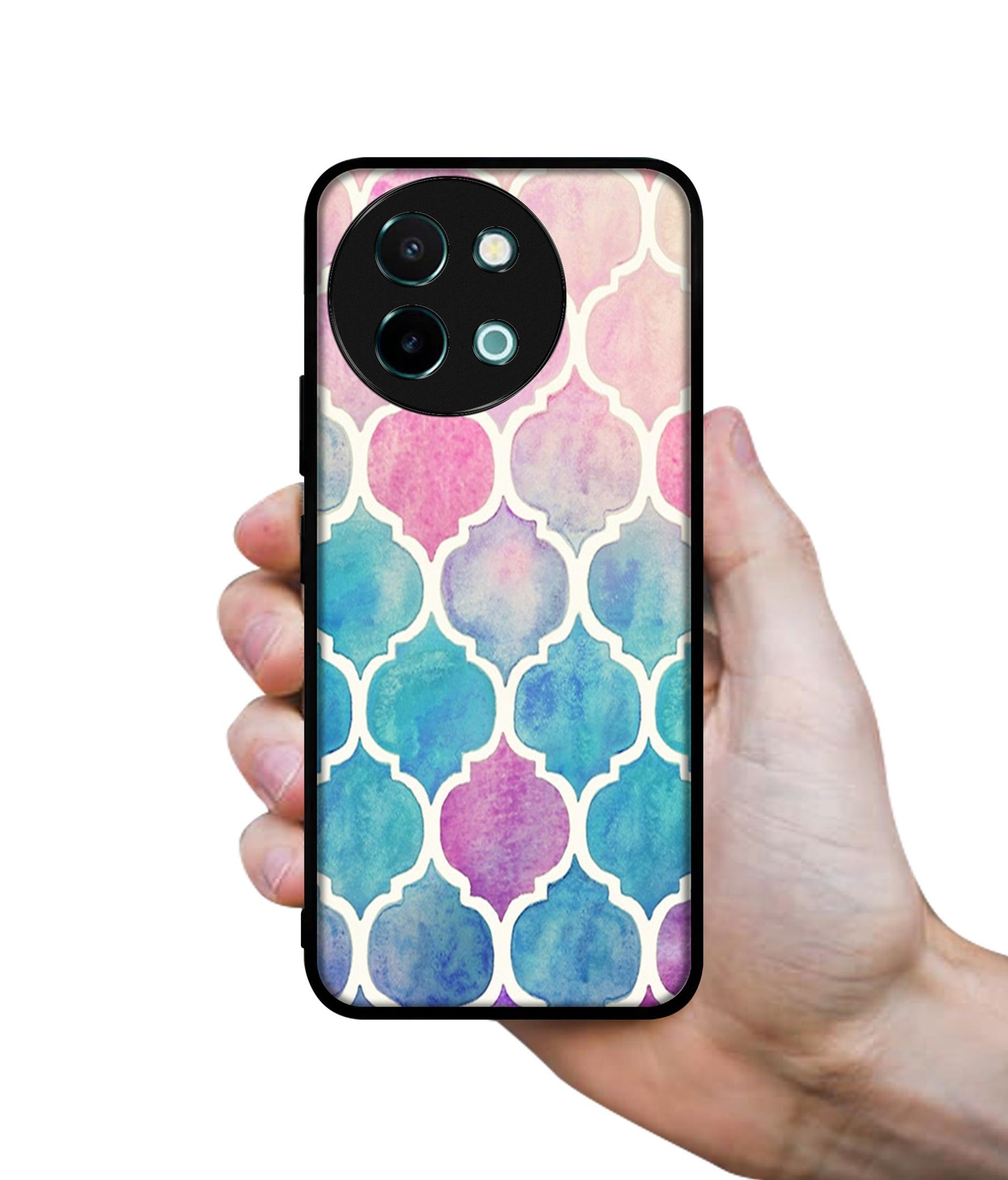 Patterns Art Design Designer 2D Printed Back Case Cover for Vivo Y38 5G / Y58 5G