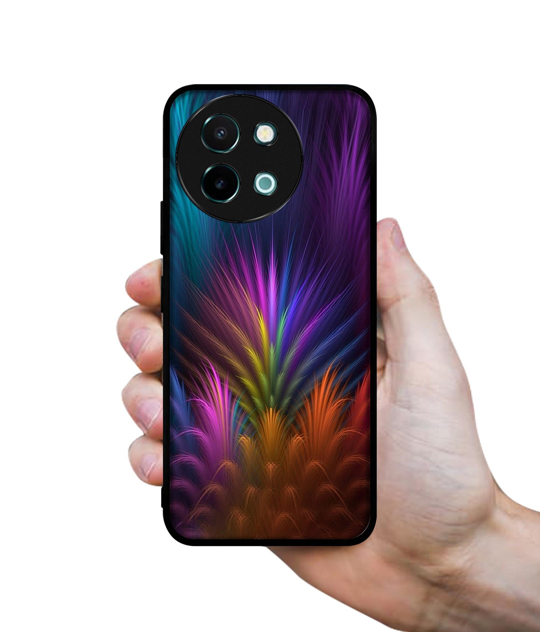 Multicoloured Design Designer 2D Printed Back Case Cover for Vivo Y38 5G / Y58 5G