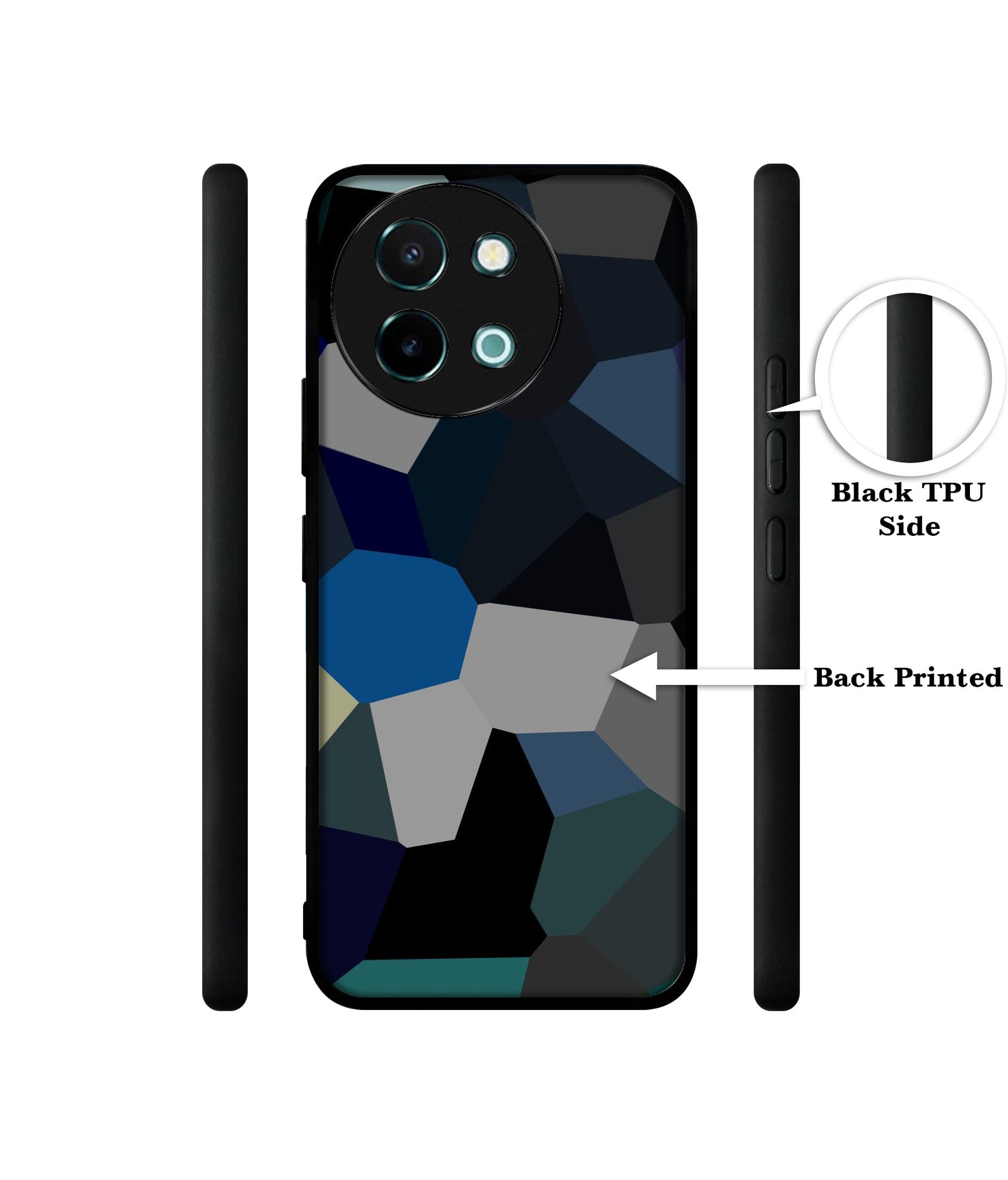 Mathematical Shape Design Designer 2D Printed Back Case Cover for Vivo Y38 5G / Y58 5G