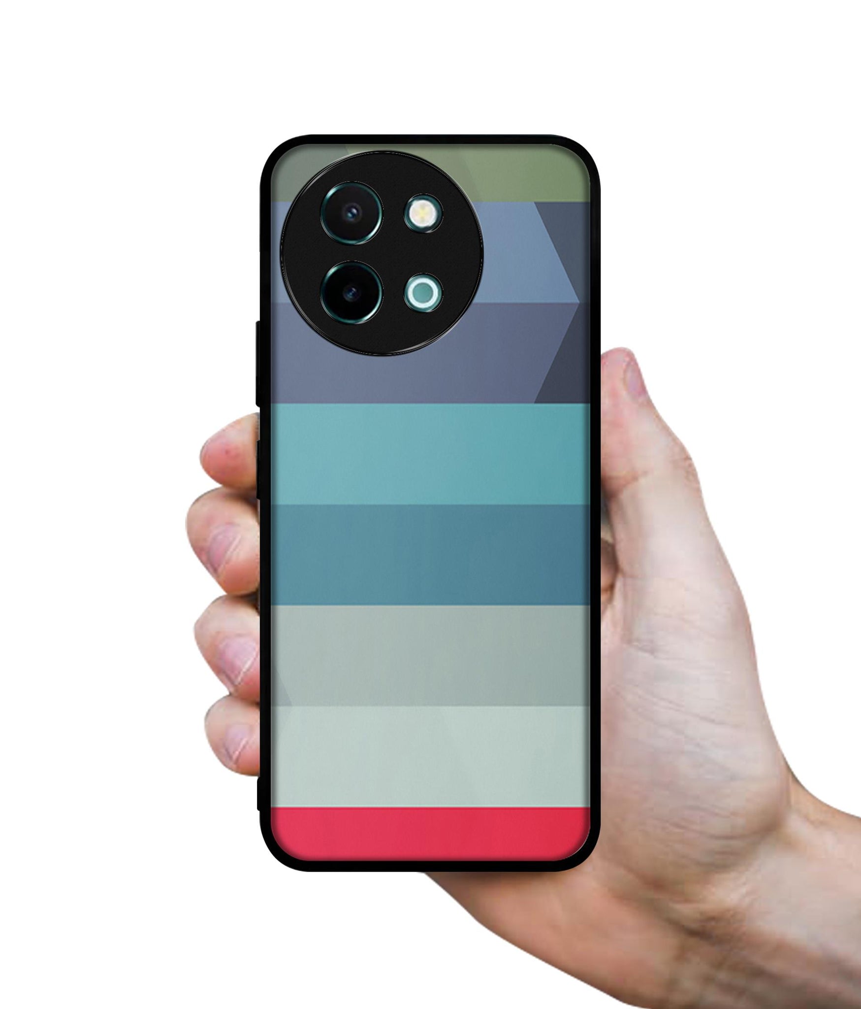 Colorful Lines Design Designer 2D Printed Back Case Cover for Vivo Y38 5G / Y58 5G