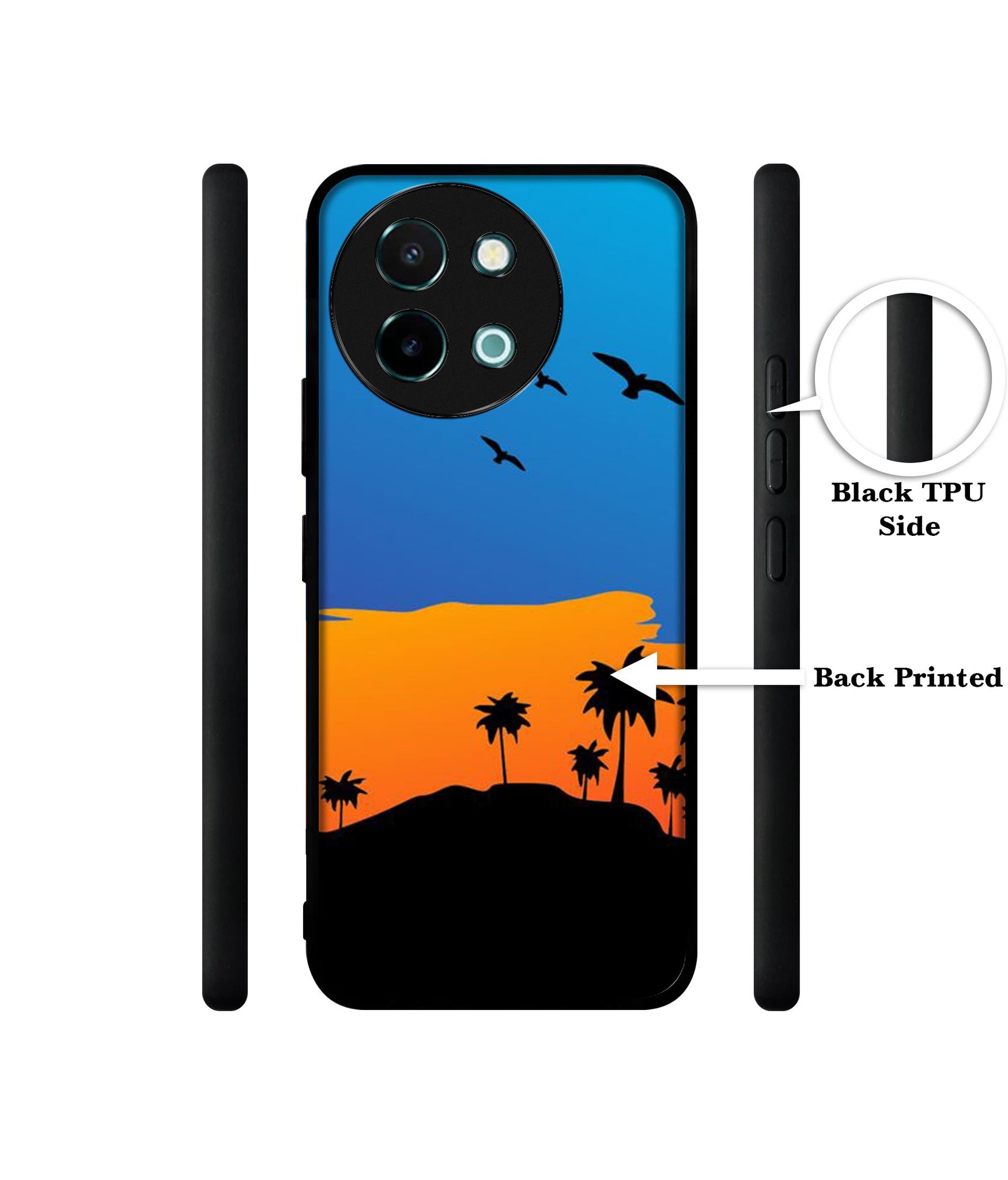 Nature Design Designer 2D Printed Back Case Cover for Vivo Y38 5G / Y58 5G