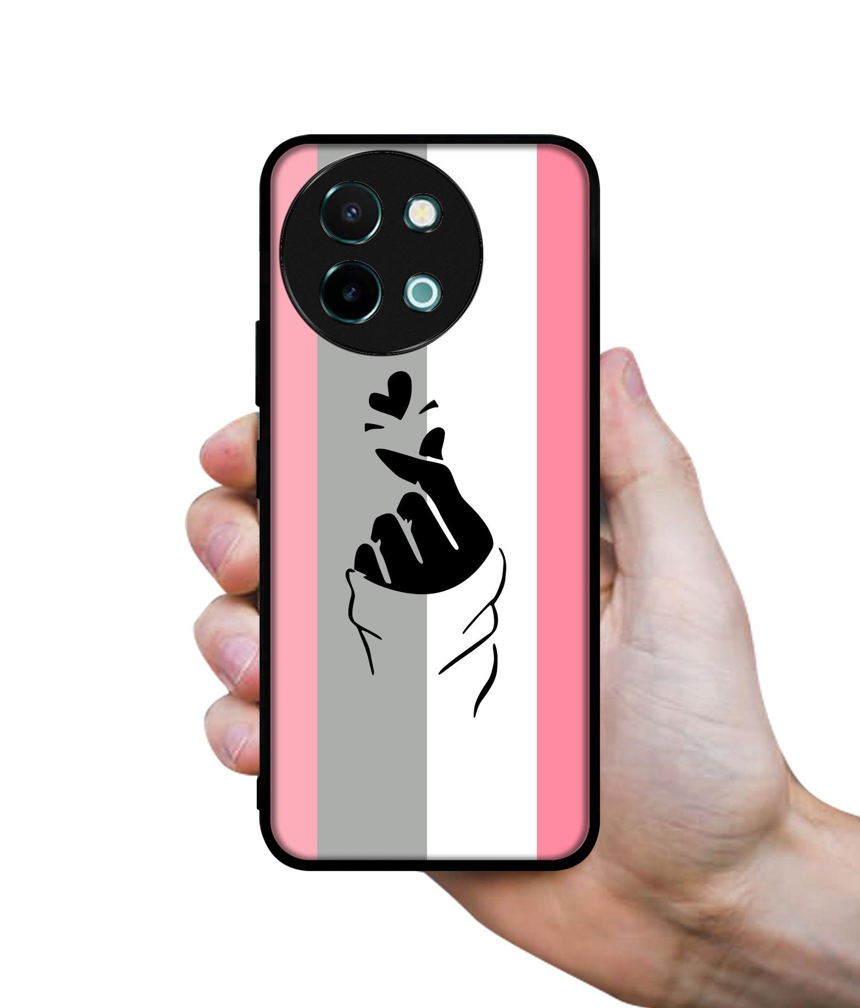 Cute Mini Love Design Designer 2D Printed Back Case Cover for Vivo Y38 5G / Y58 5G