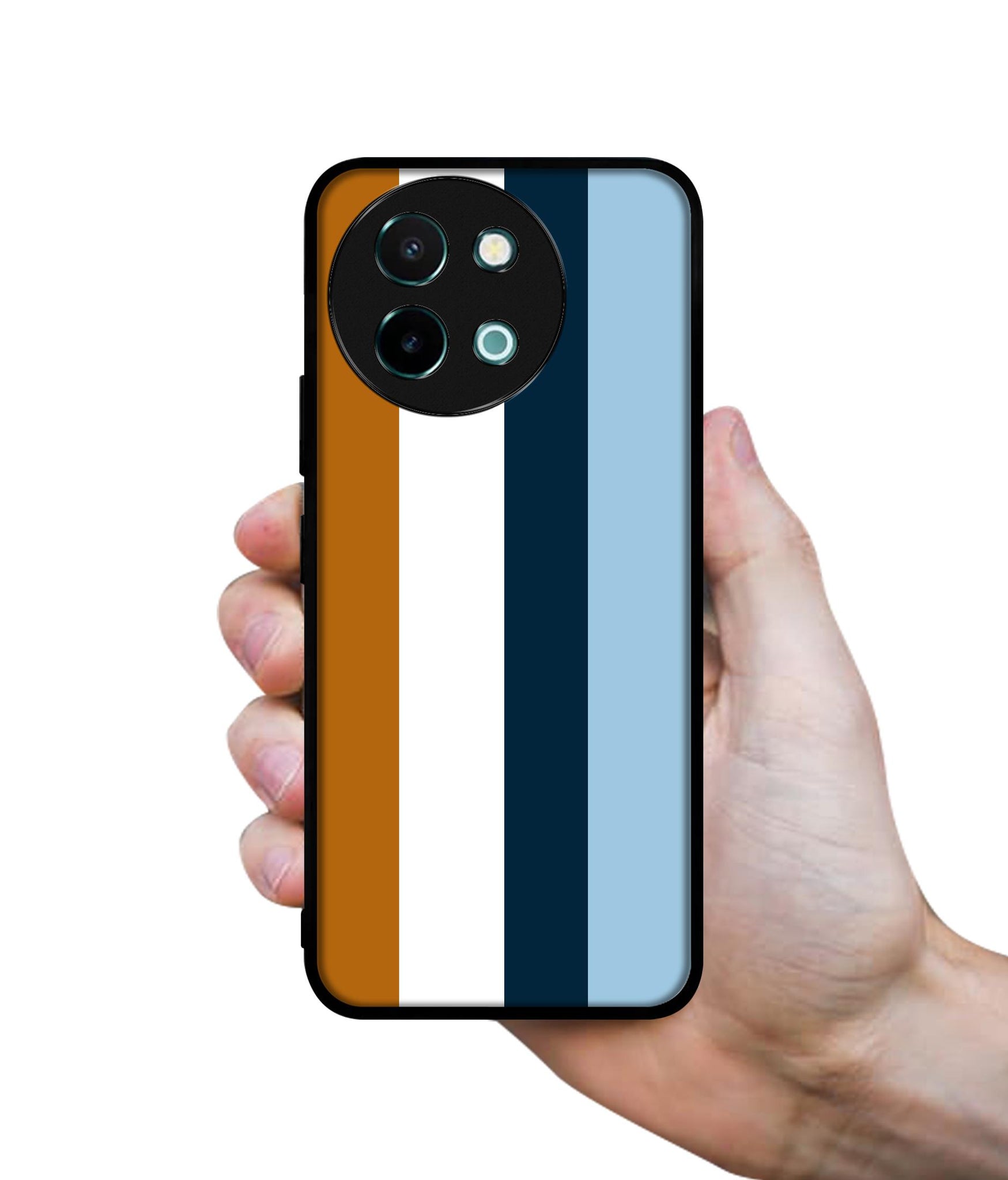 Color Stripes Design Designer 2D Printed Back Case Cover for Vivo Y38 5G / Y58 5G