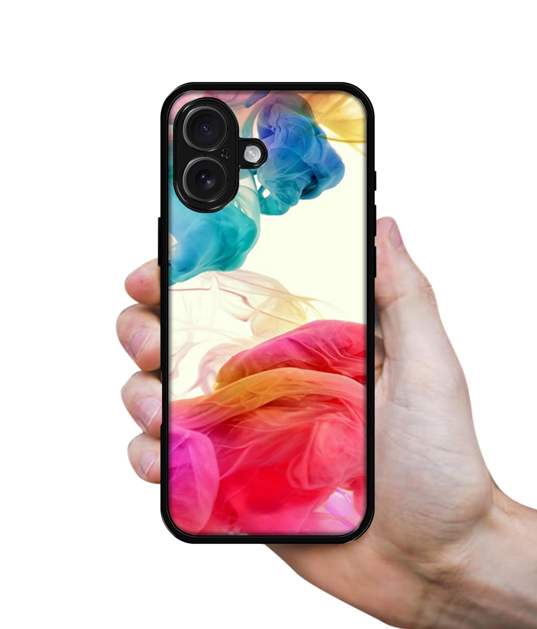 Colored Smoke Design Designer 2D Printed Back Case Cover for Apple iPhone 16