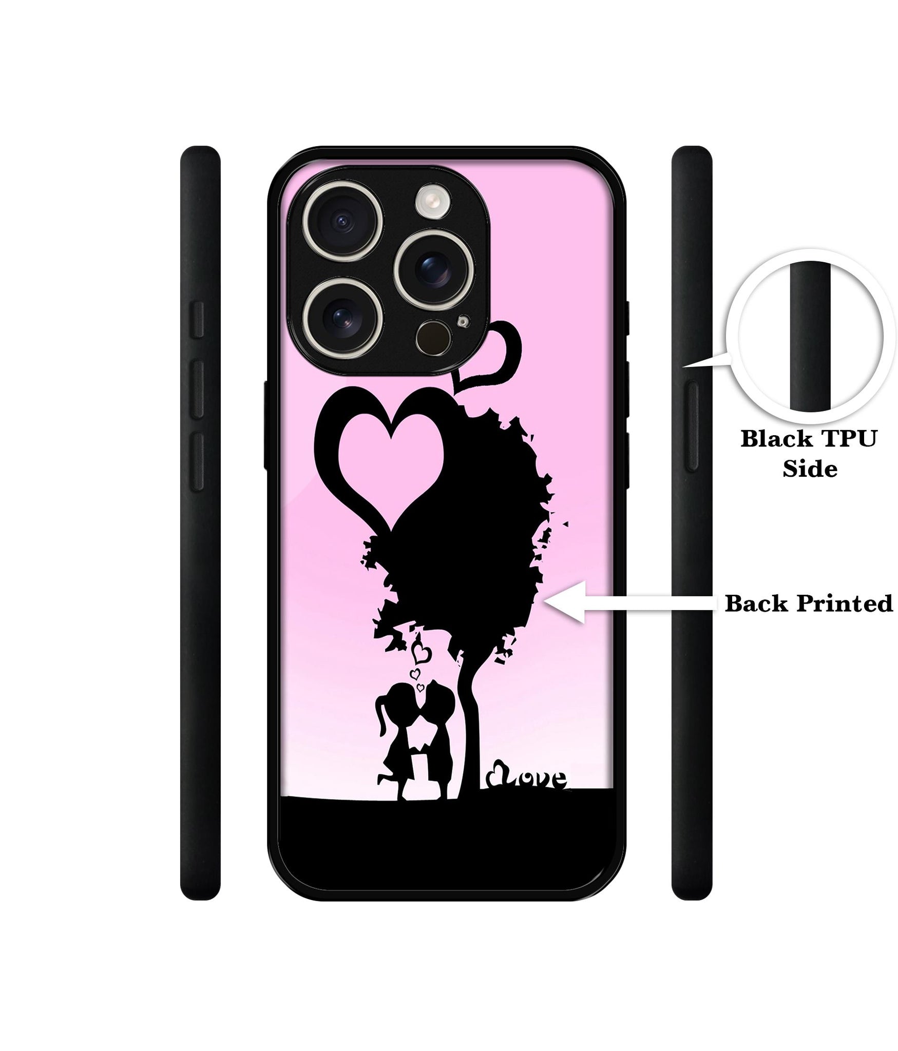 Sweet Love Design Designer 2D Printed Back Case Cover for Apple iPhone 16 Pro