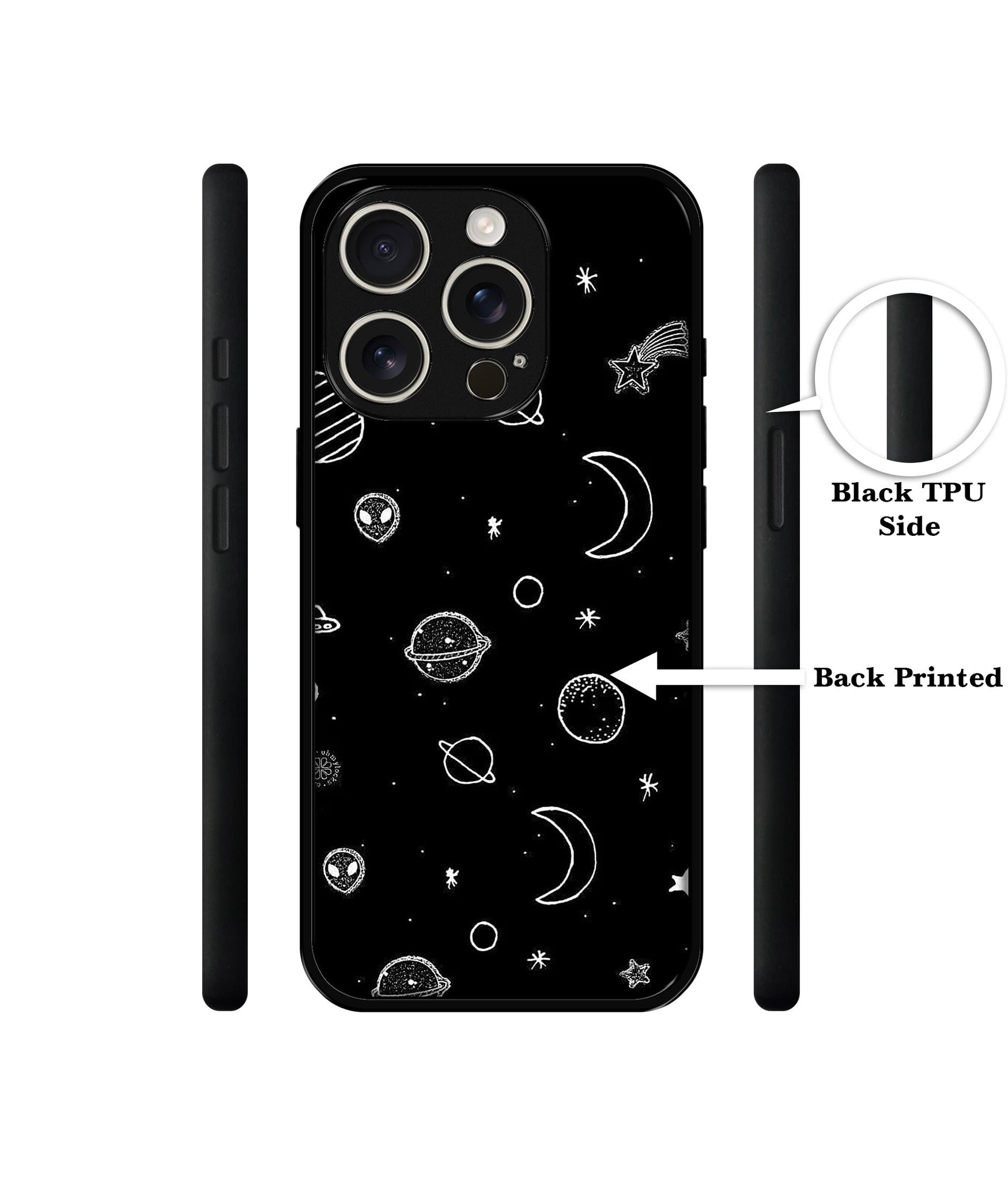 Space Stars Universe Design Designer 2D Printed Back Case Cover for Apple iPhone 16 Pro