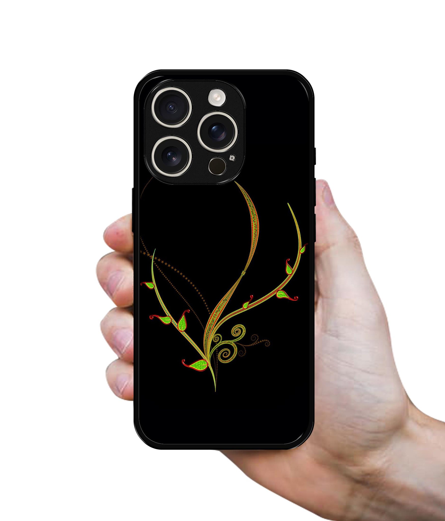 Yellow Pattern Design Designer 2D Printed Back Case Cover for Apple iPhone 16 Pro Max