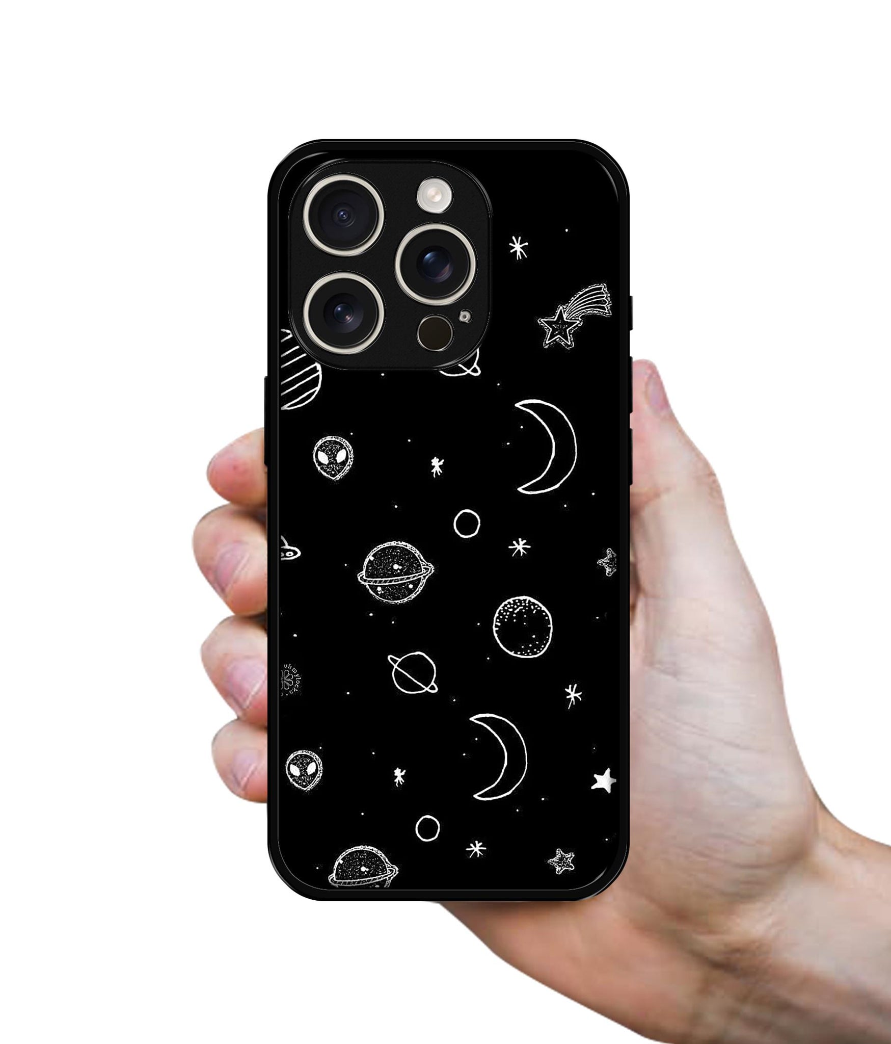 Space Stars Universe Design Designer 2D Printed Back Case Cover for Apple iPhone 16 Pro Max