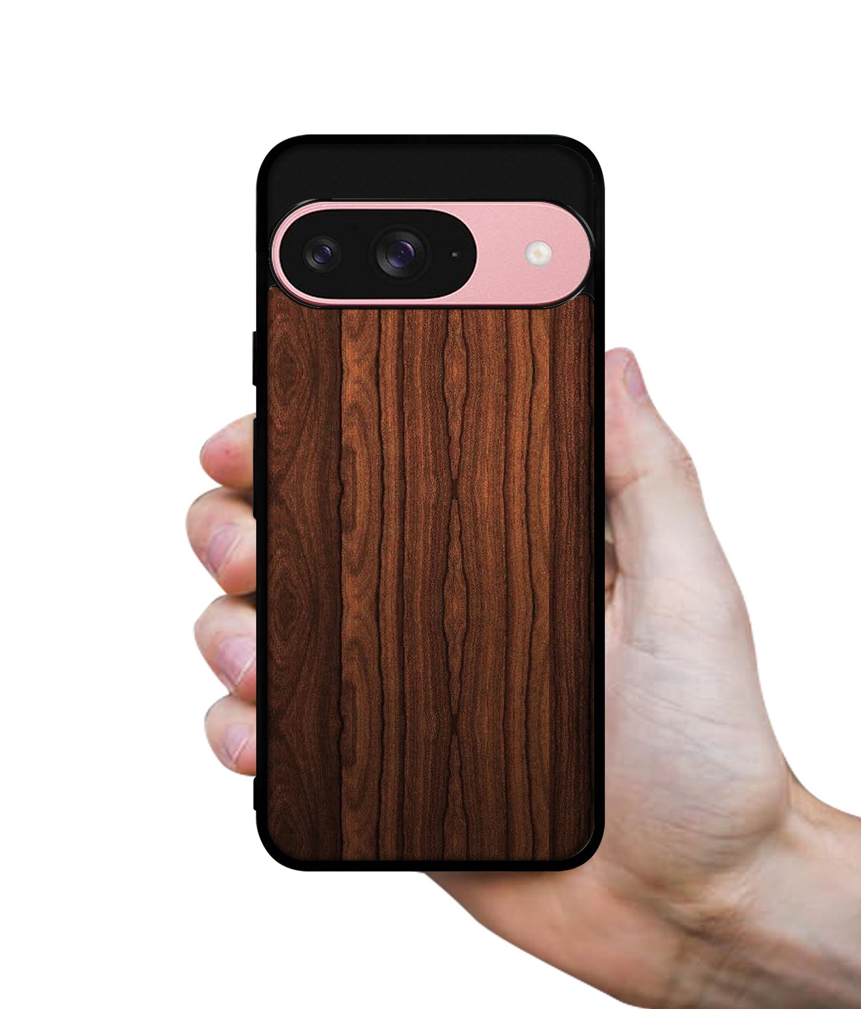 Brown Wooden Texture Design Designer 2D Printed Back Case Cover for Google Pixel 9 5G