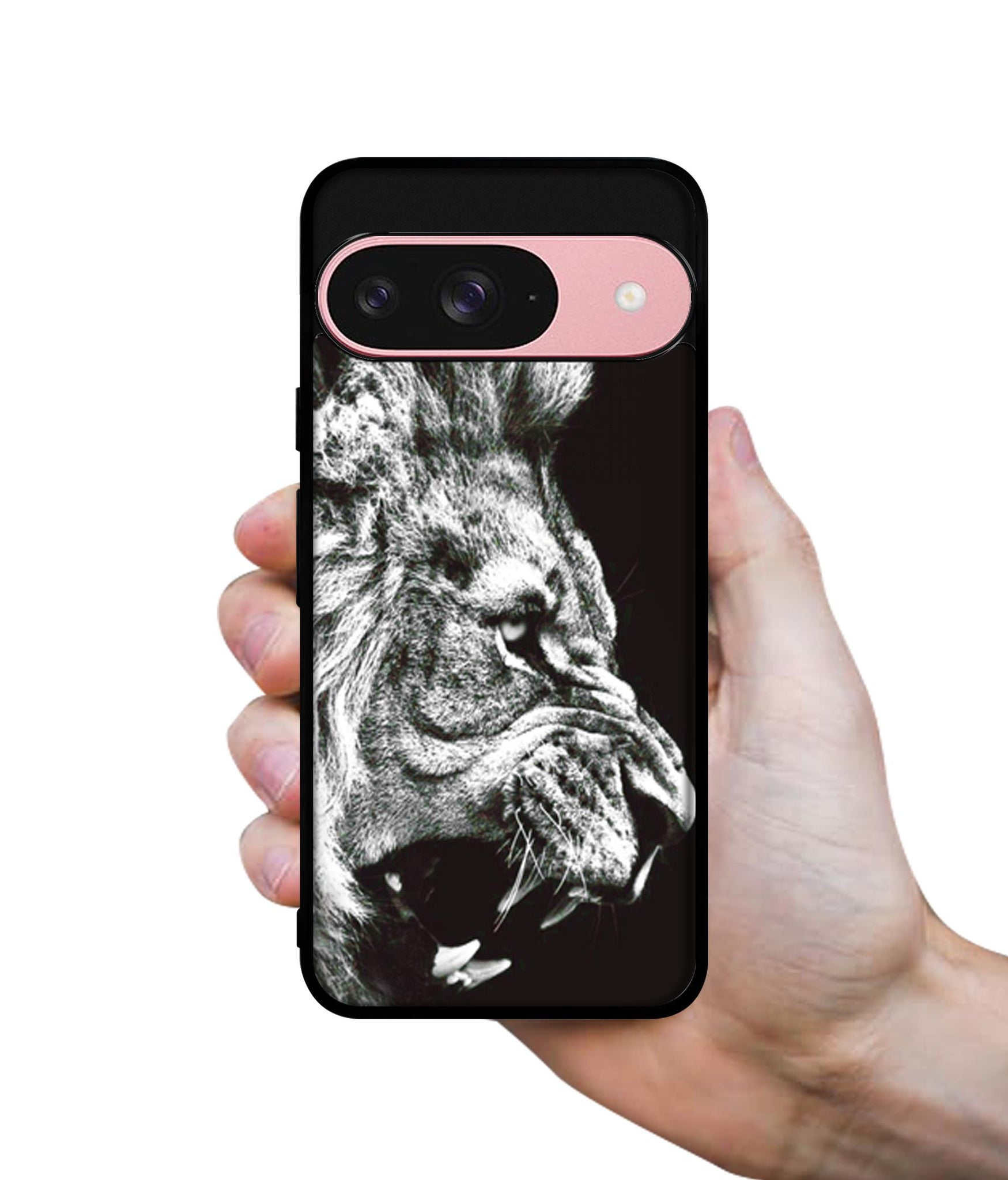 Angry Lion Design Designer 2D Printed Back Case Cover for Google Pixel 9 5G