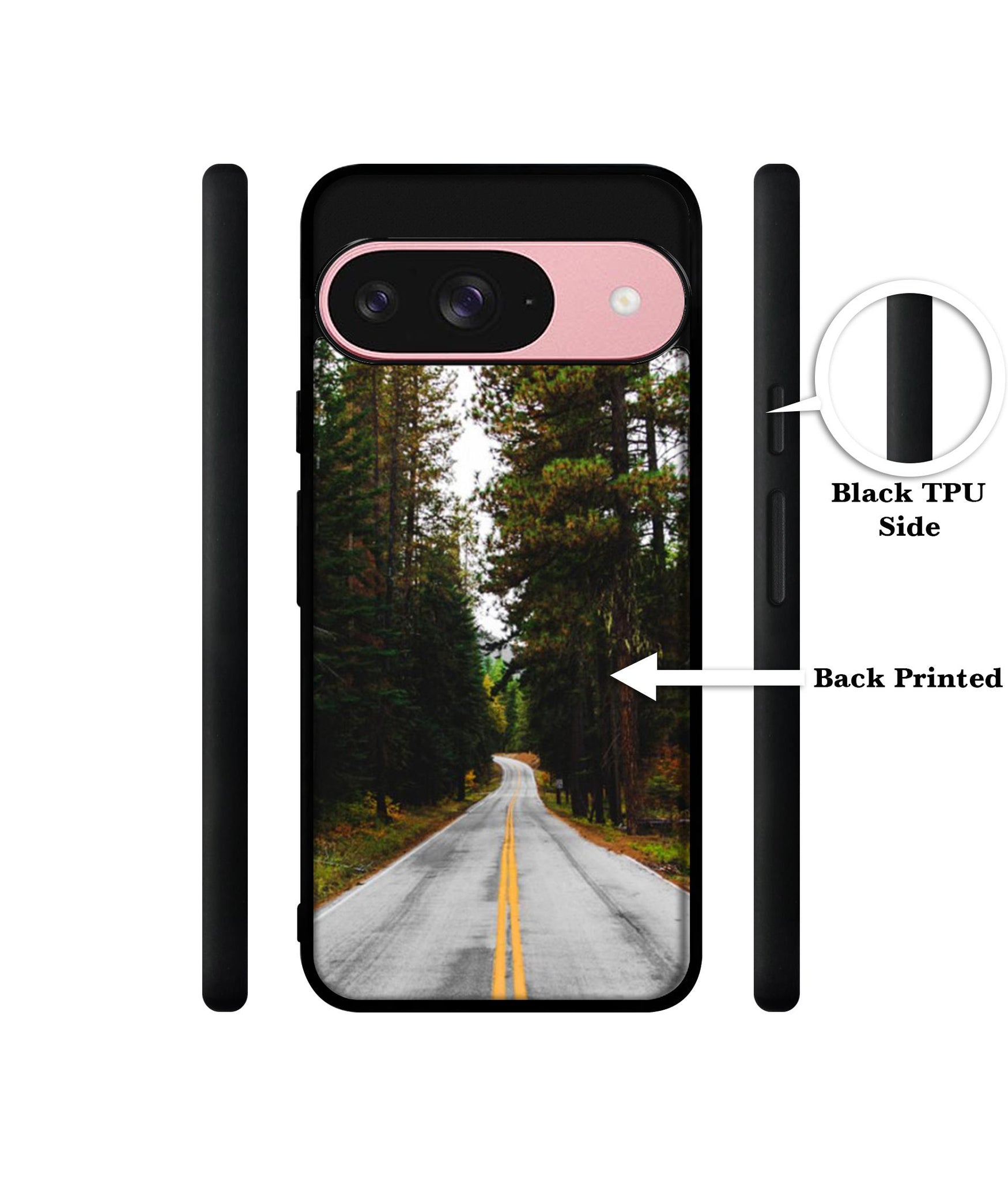 Road Photo Design Designer 2D Printed Back Case Cover for Google Pixel 9 5G