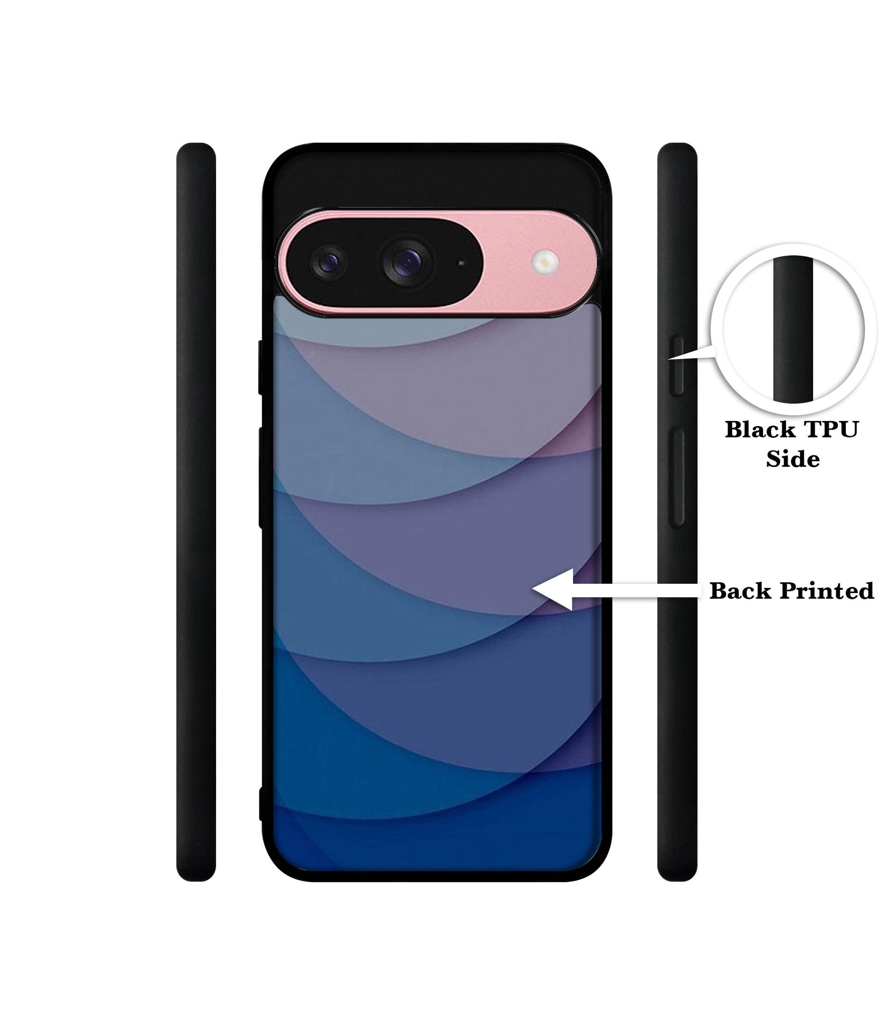 Waves Pattern Print Design Designer 2D Printed Back Case Cover for Google Pixel 9 5G