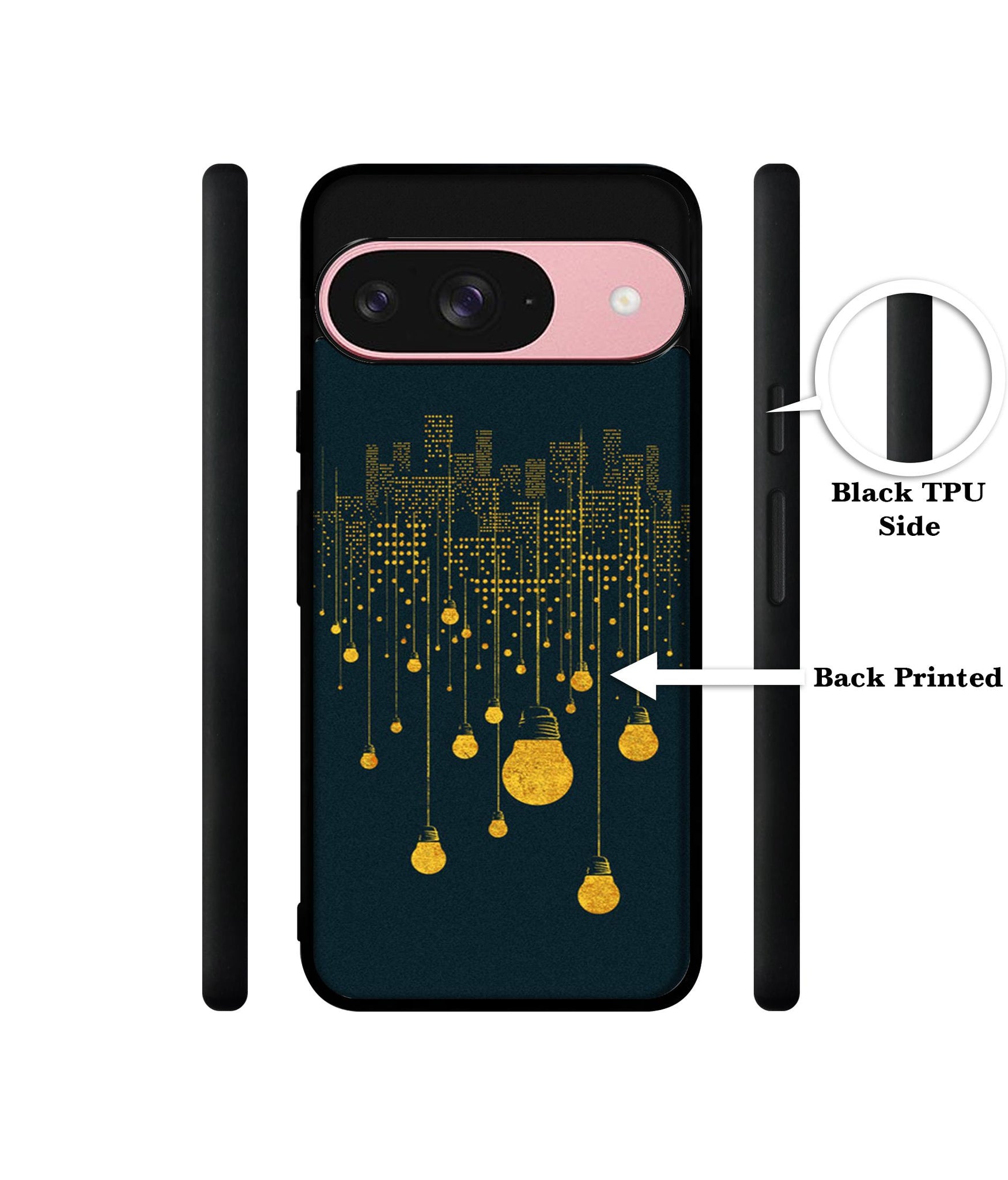City Light Pattern Design Designer 2D Printed Back Case Cover for Google Pixel 9 5G
