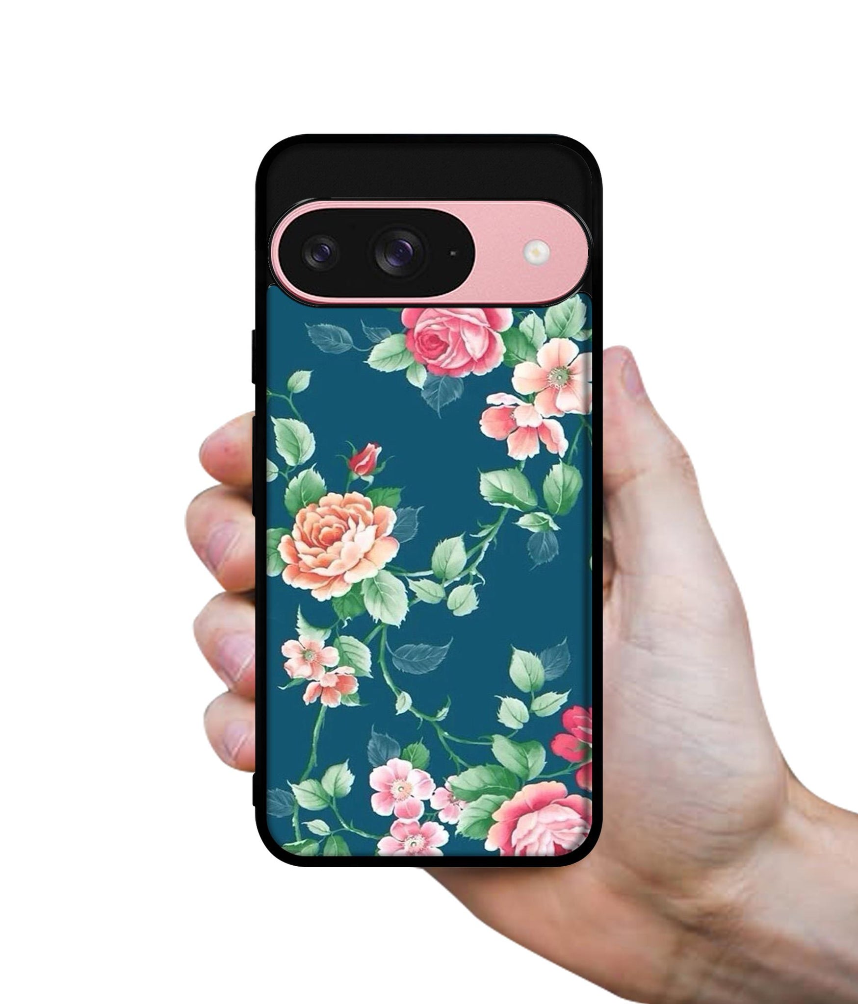 Vintage Floral Design Designer 2D Printed Back Case Cover for Google Pixel 9 5G
