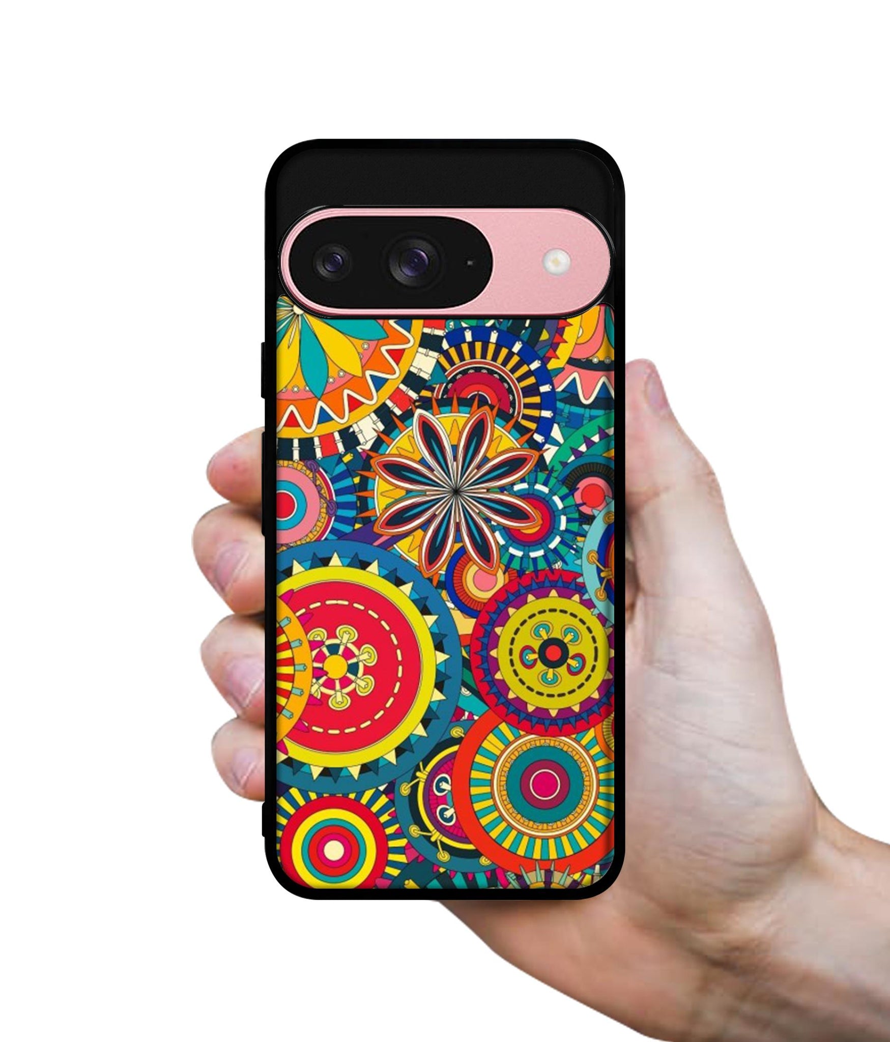 Ring Pattern Print Design Designer 2D Printed Back Case Cover for Google Pixel 9 5G