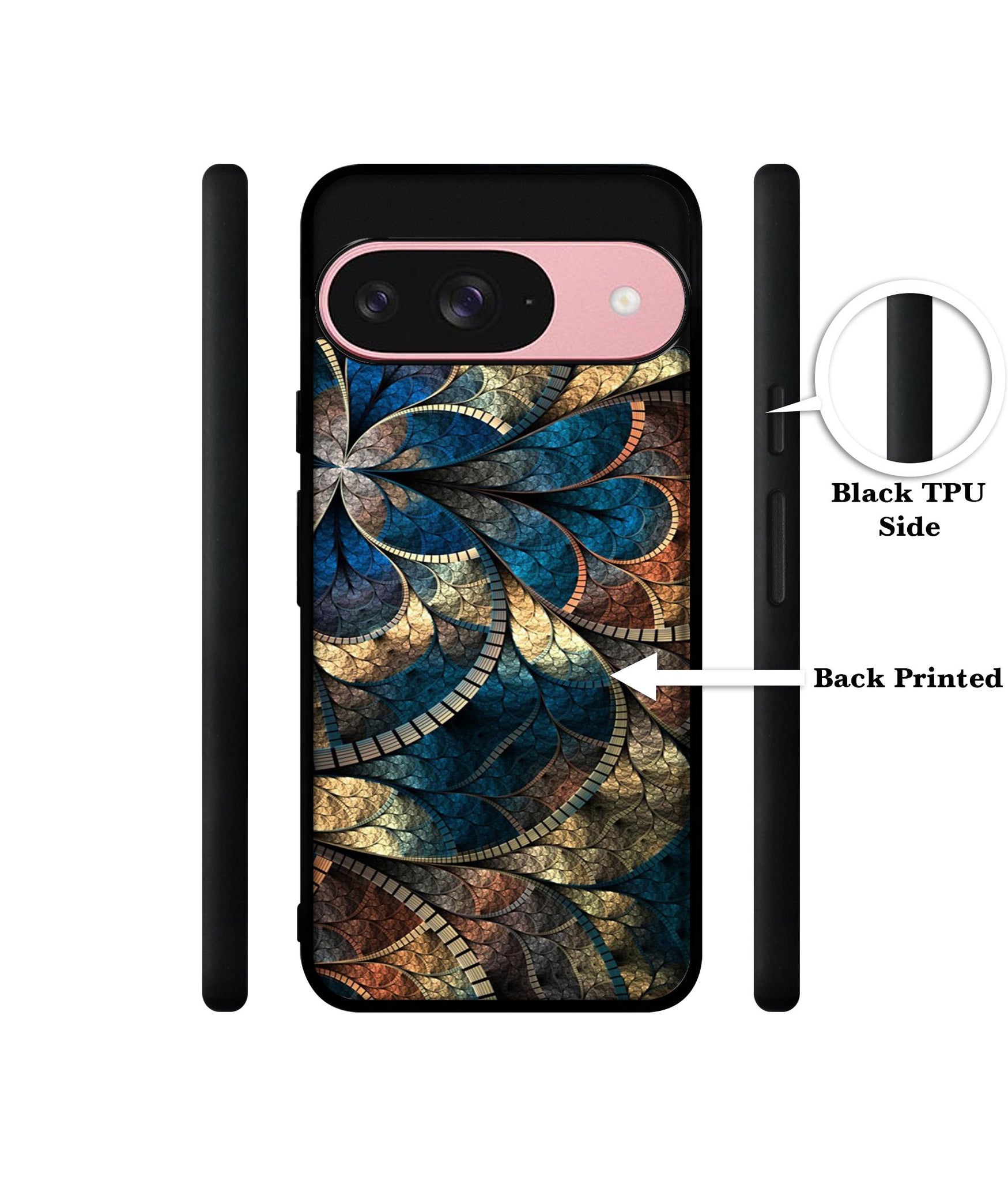 Fractional Pattern Design Designer 2D Printed Back Case Cover for Google Pixel 9 5G