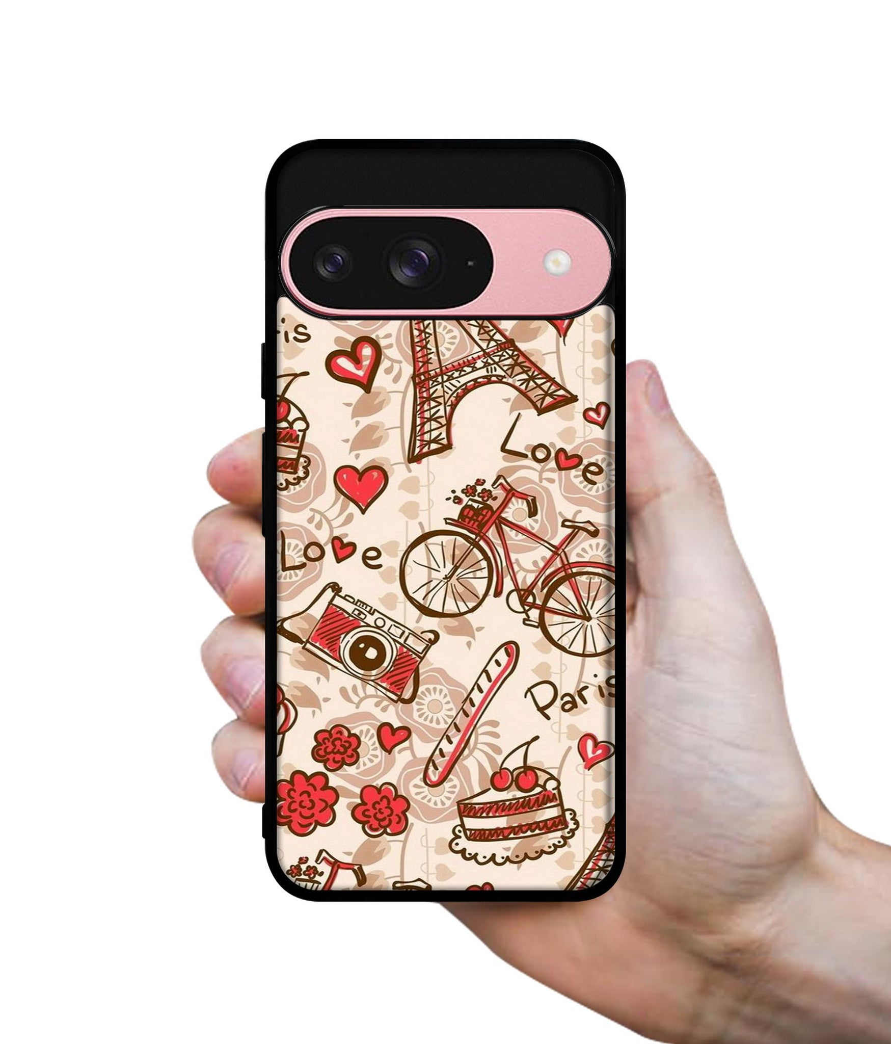 Vintage Paris Design Designer 2D Printed Back Case Cover for Google Pixel 9 5G