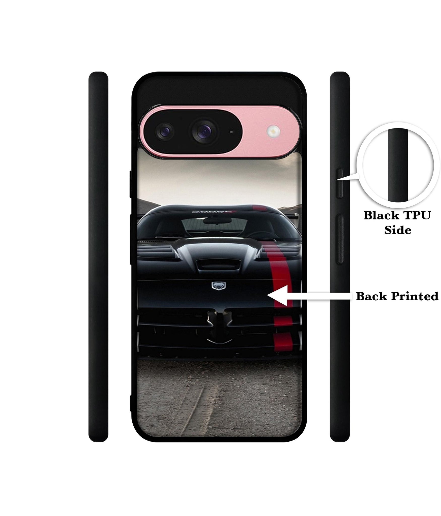 Sports Car Pattern Design Designer 2D Printed Back Case Cover for Google Pixel 9 5G