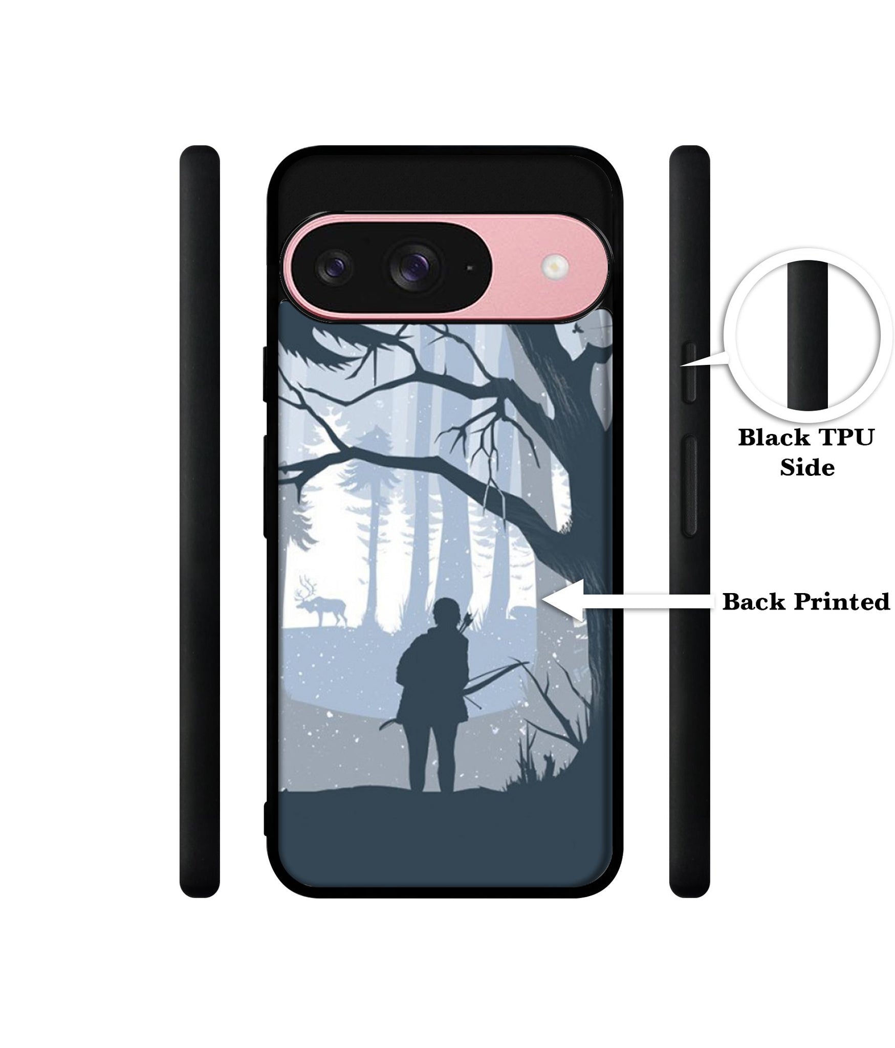 Hunter Design Designer 2D Printed Back Case Cover for Google Pixel 9 5G
