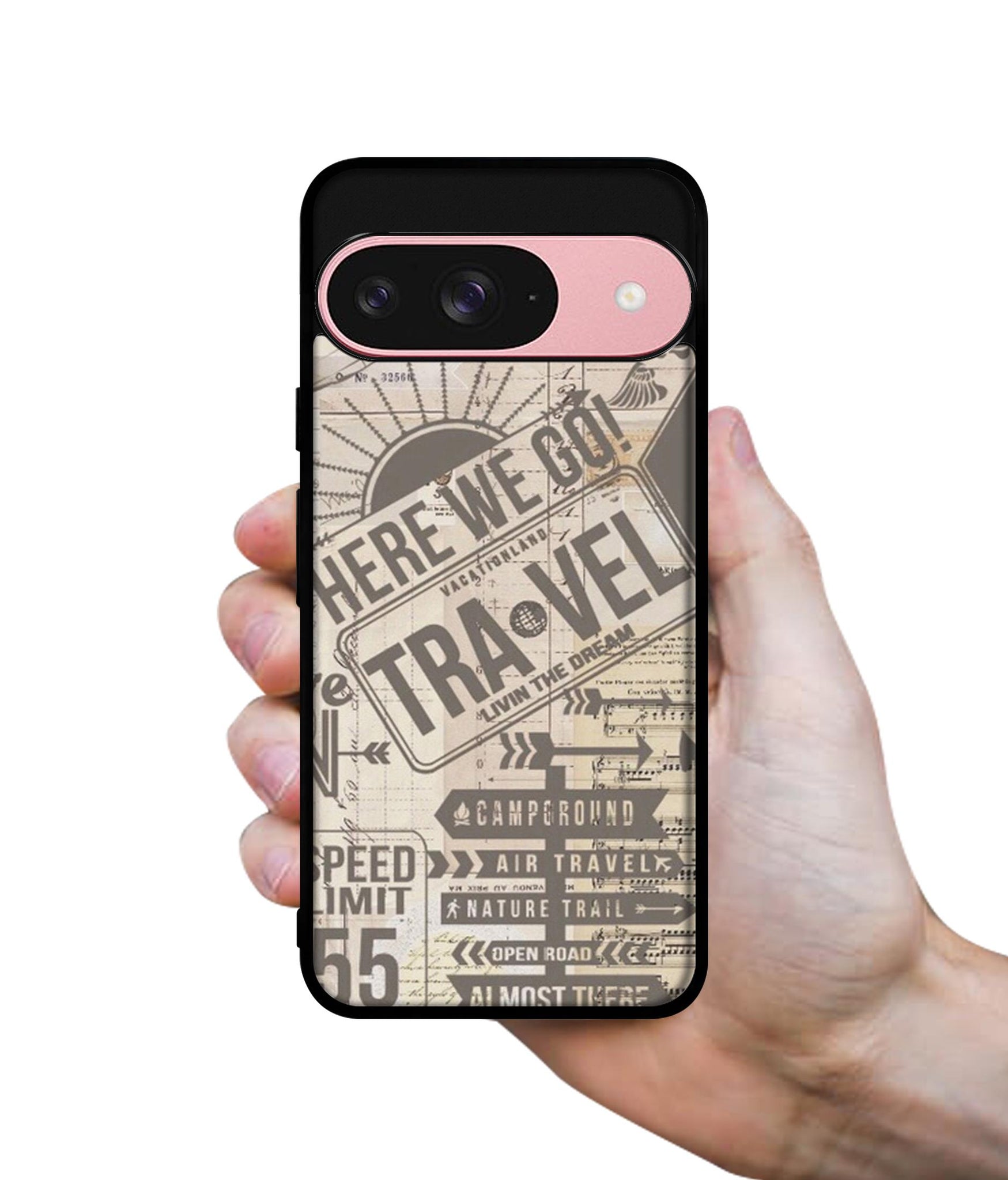 Travel Design Designer 2D Printed Back Case Cover for Google Pixel 9 5G