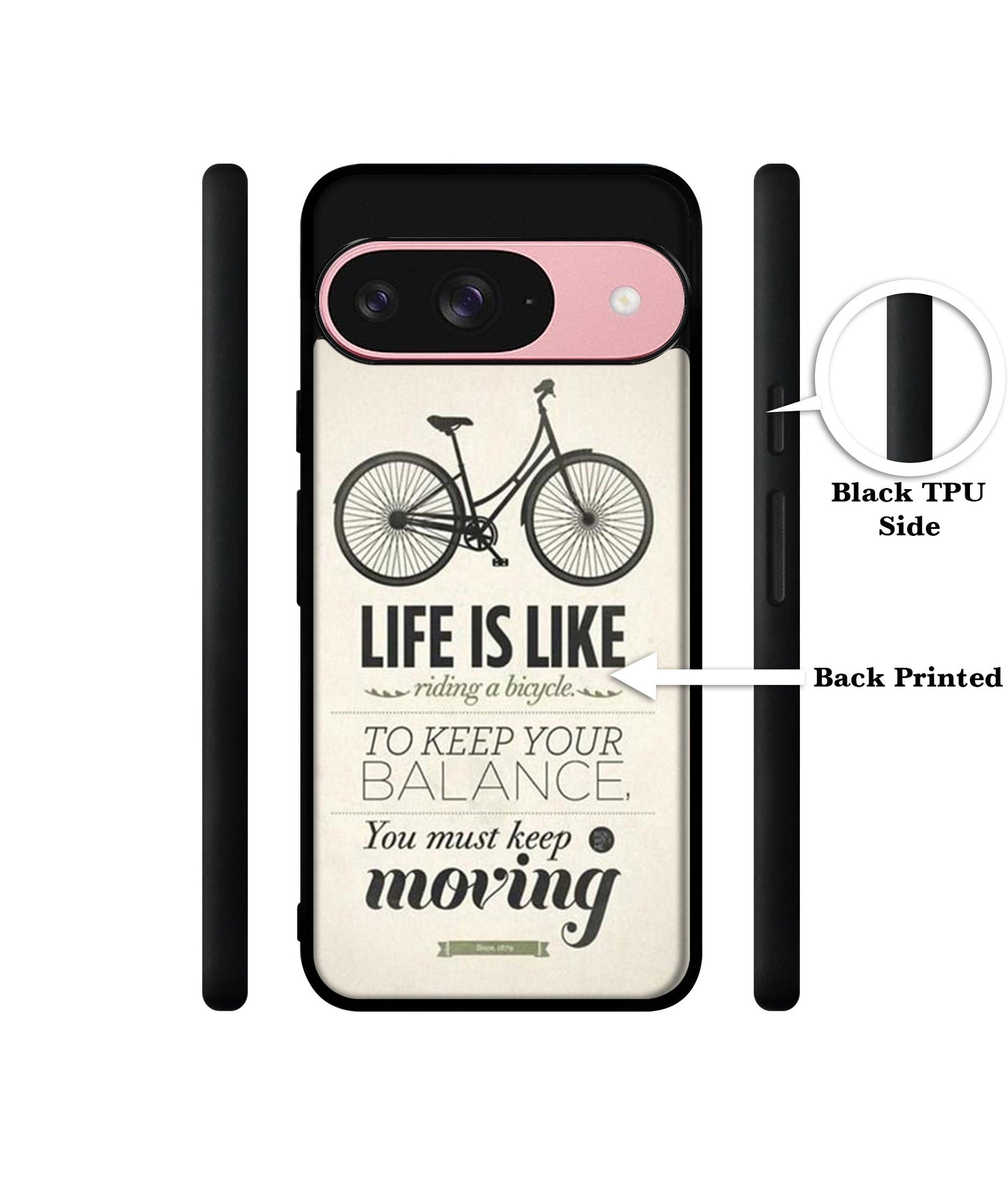 Life is Like Moving Design Designer 2D Printed Back Case Cover for Google Pixel 9 5G