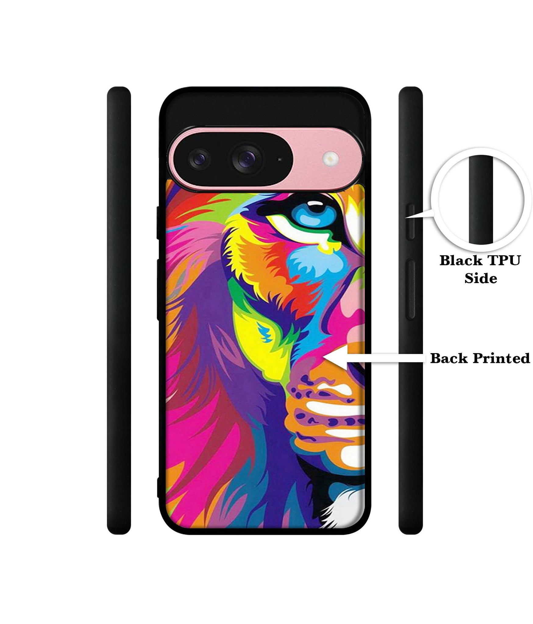 Lion Design Designer 2D Printed Back Case Cover for Google Pixel 9 5G