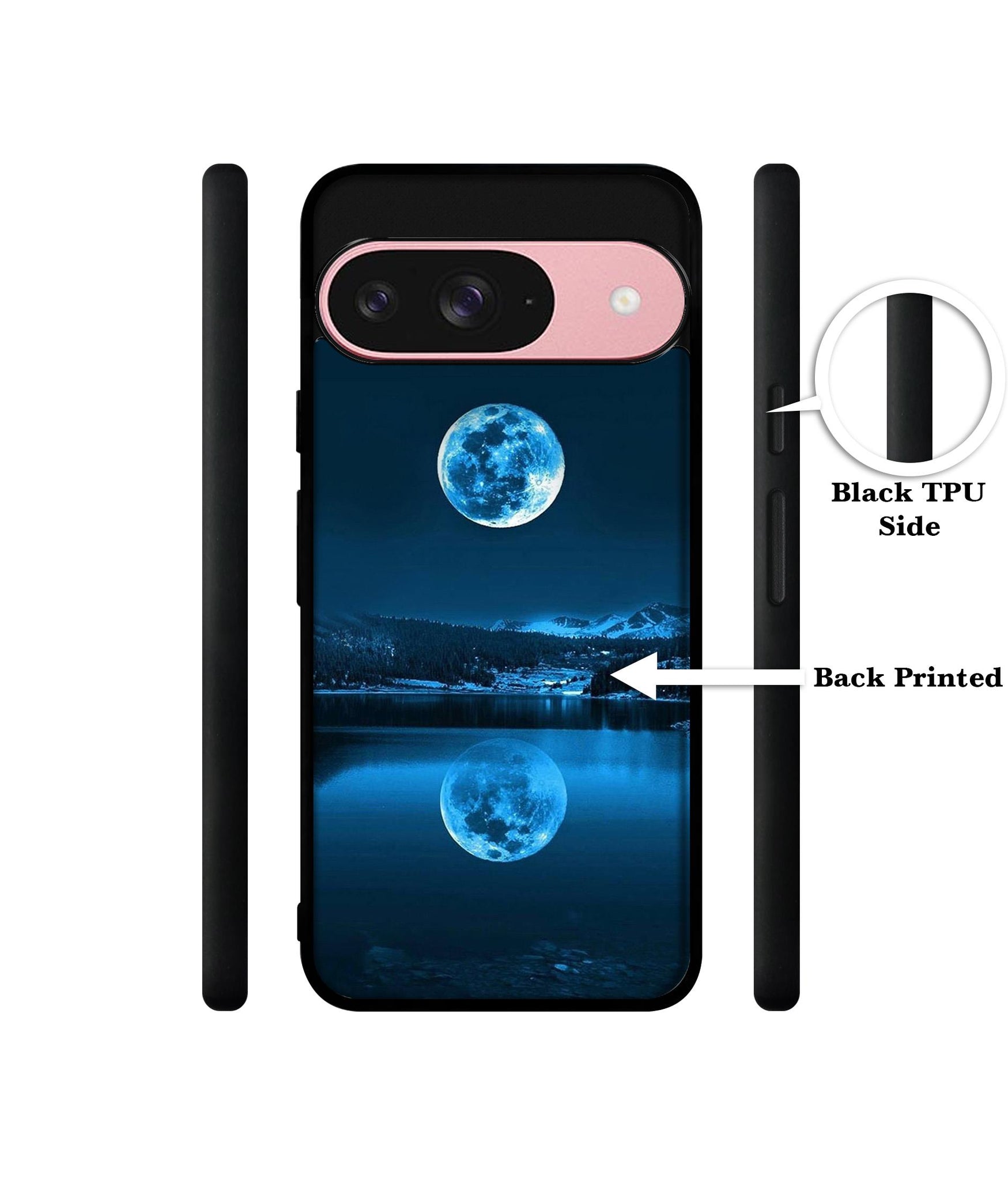 Moon Pattern Print Design Designer 2D Printed Back Case Cover for Google Pixel 9 5G