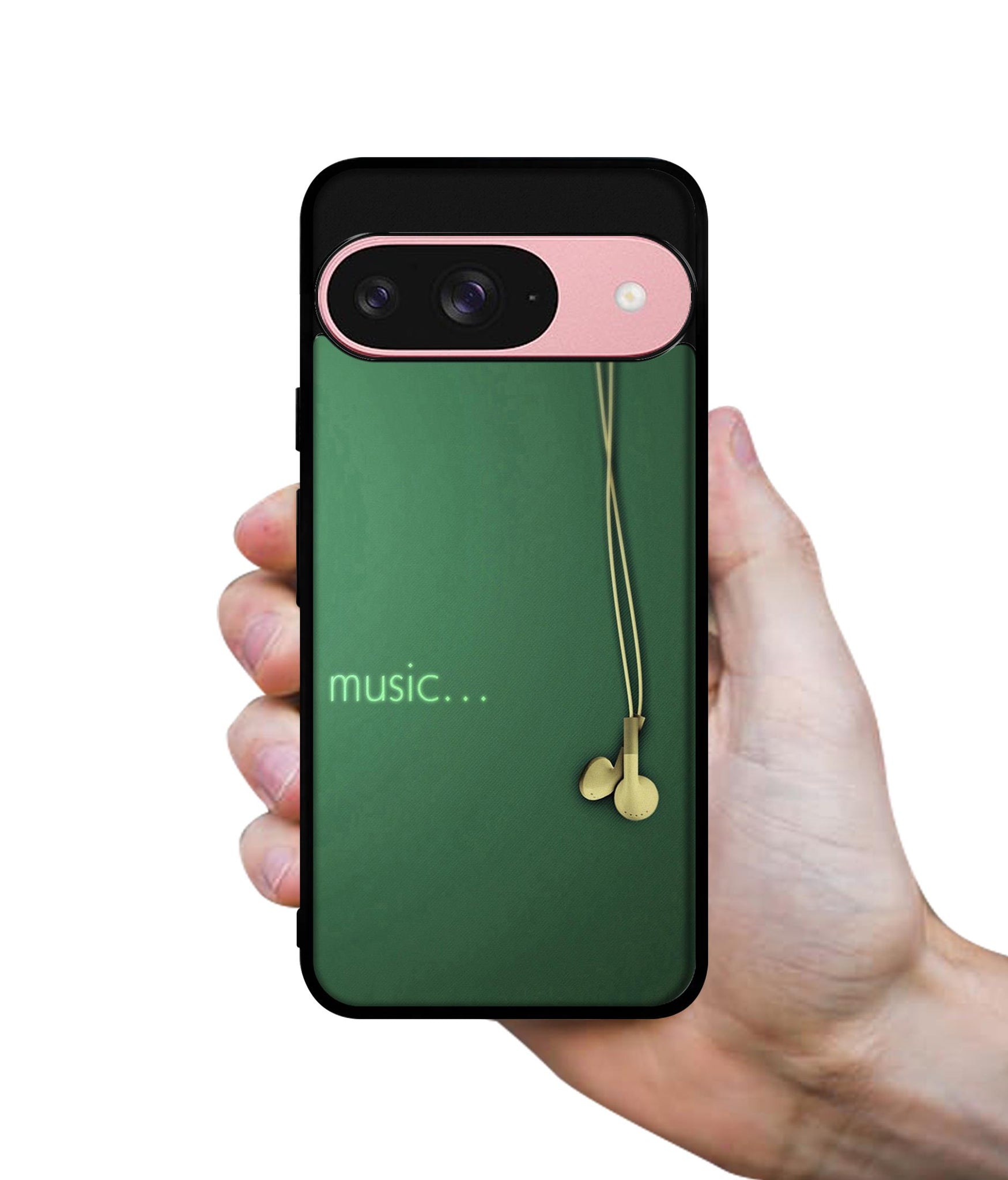 Headphone Music Design Designer 2D Printed Back Case Cover for Google Pixel 9 5G