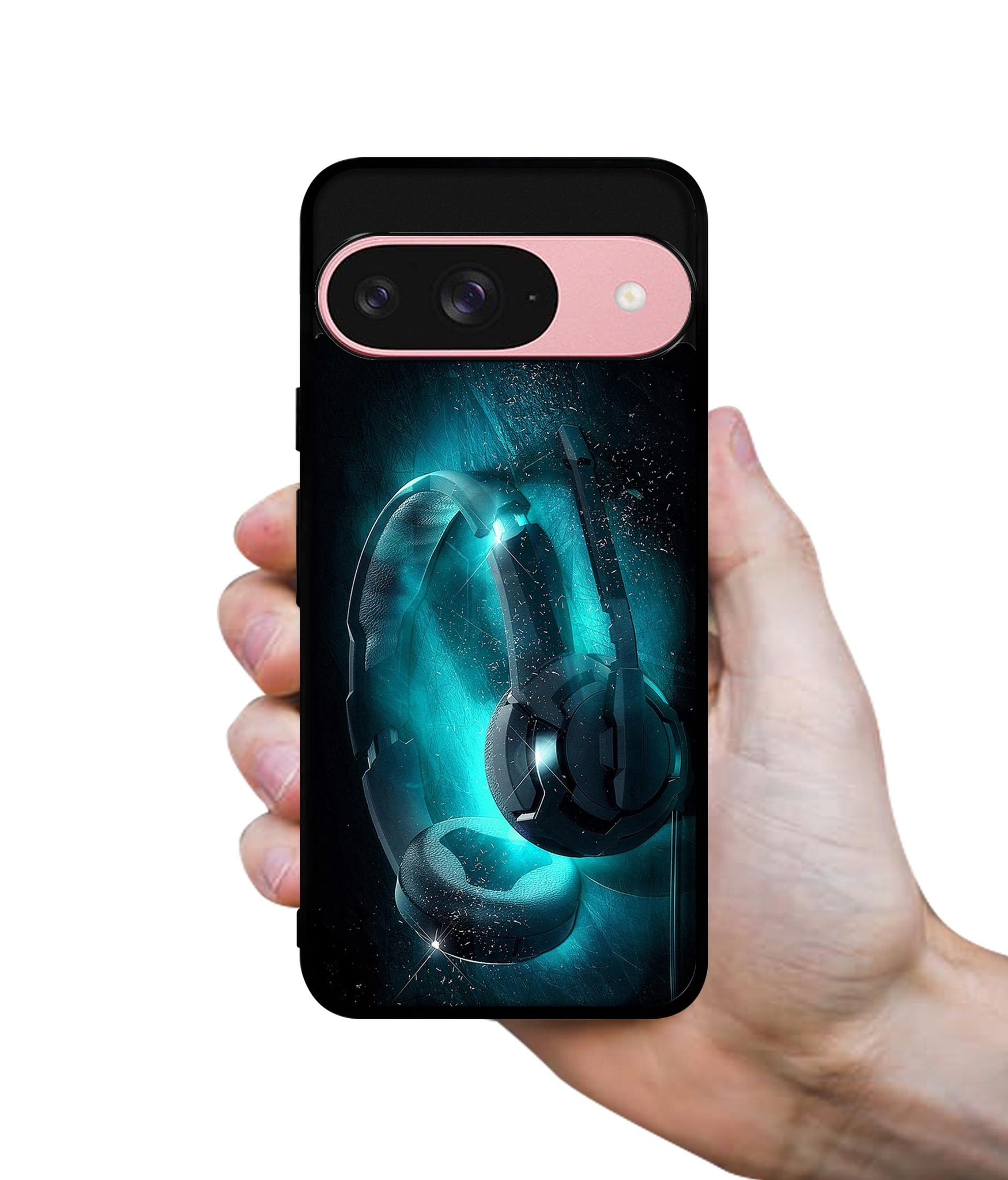 Cool Headphone Design Designer 2D Printed Back Case Cover for Google Pixel 9 5G
