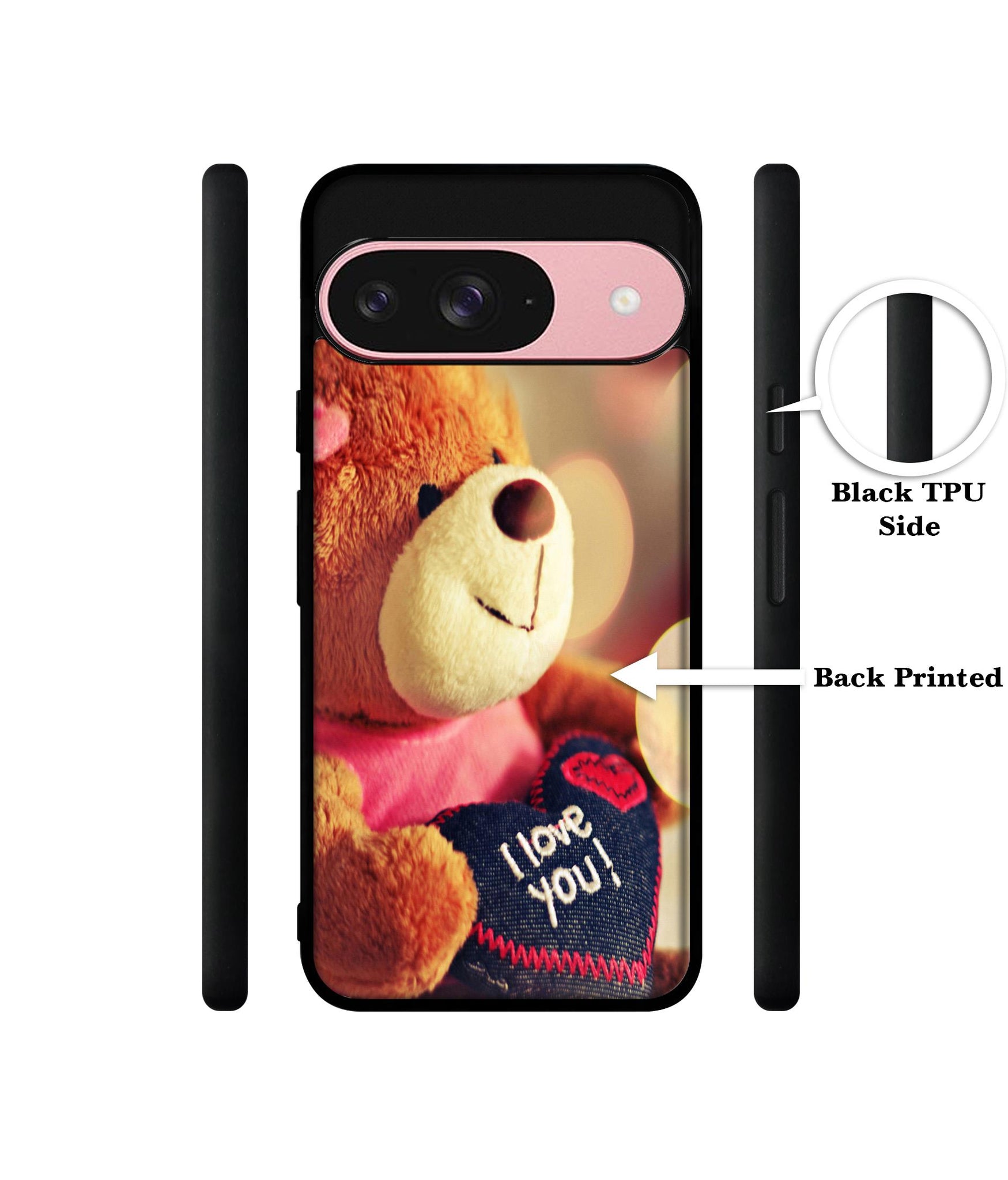 Teddy Bear Design Designer 2D Printed Back Case Cover for Google Pixel 9 5G